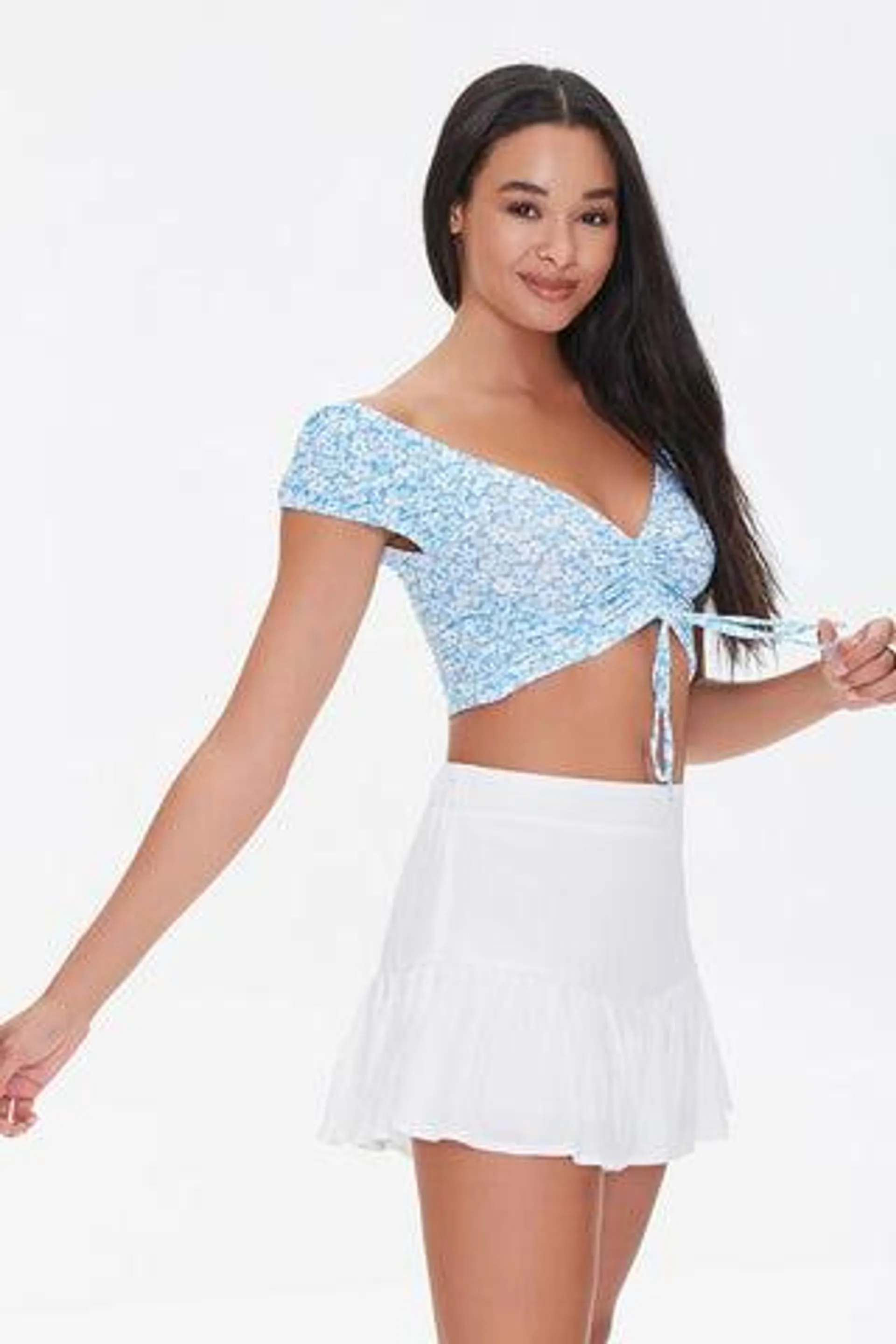 BLUSA AMARILLA FLOREADA