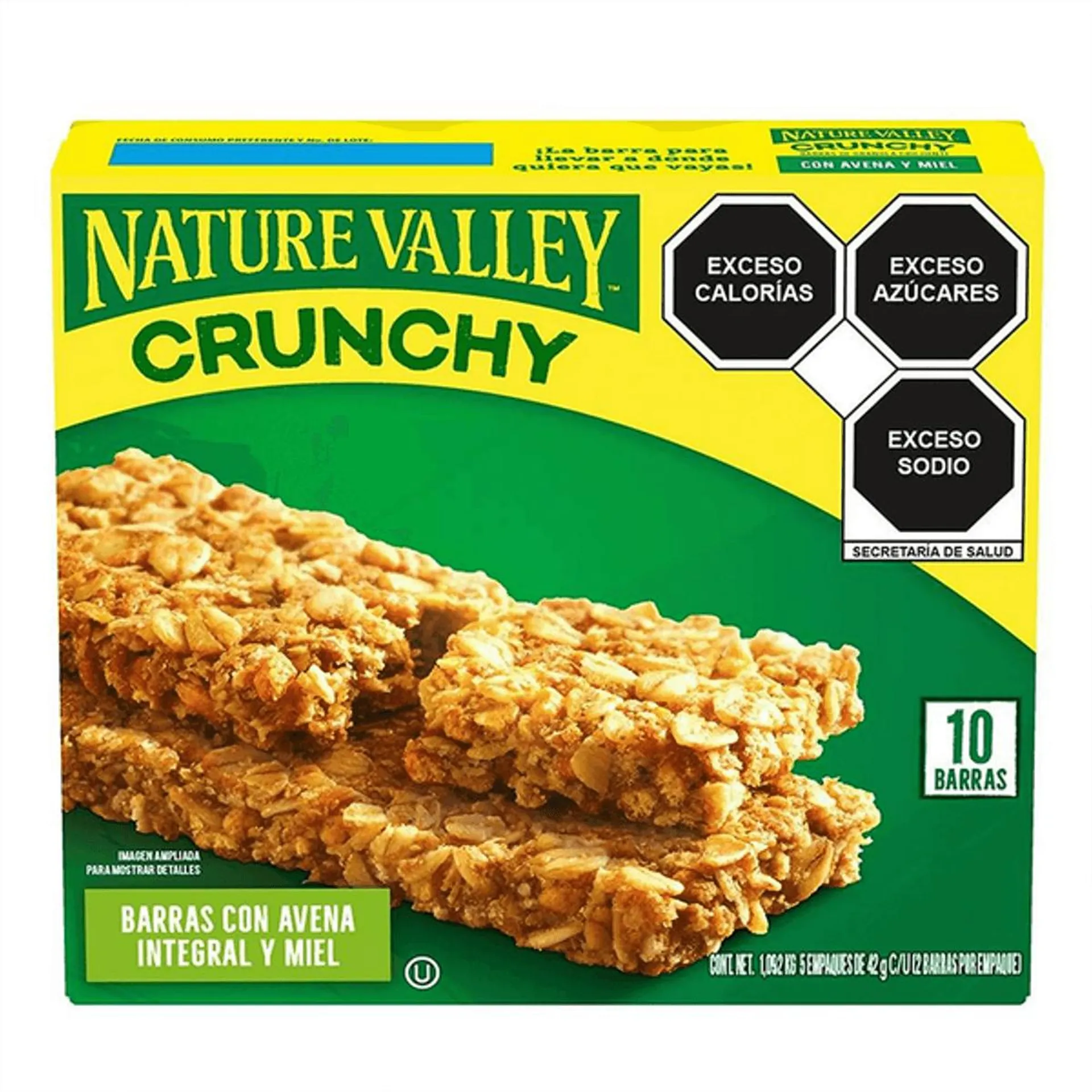 Nature Valley Barras de Granola Crunchy Miel 252 g