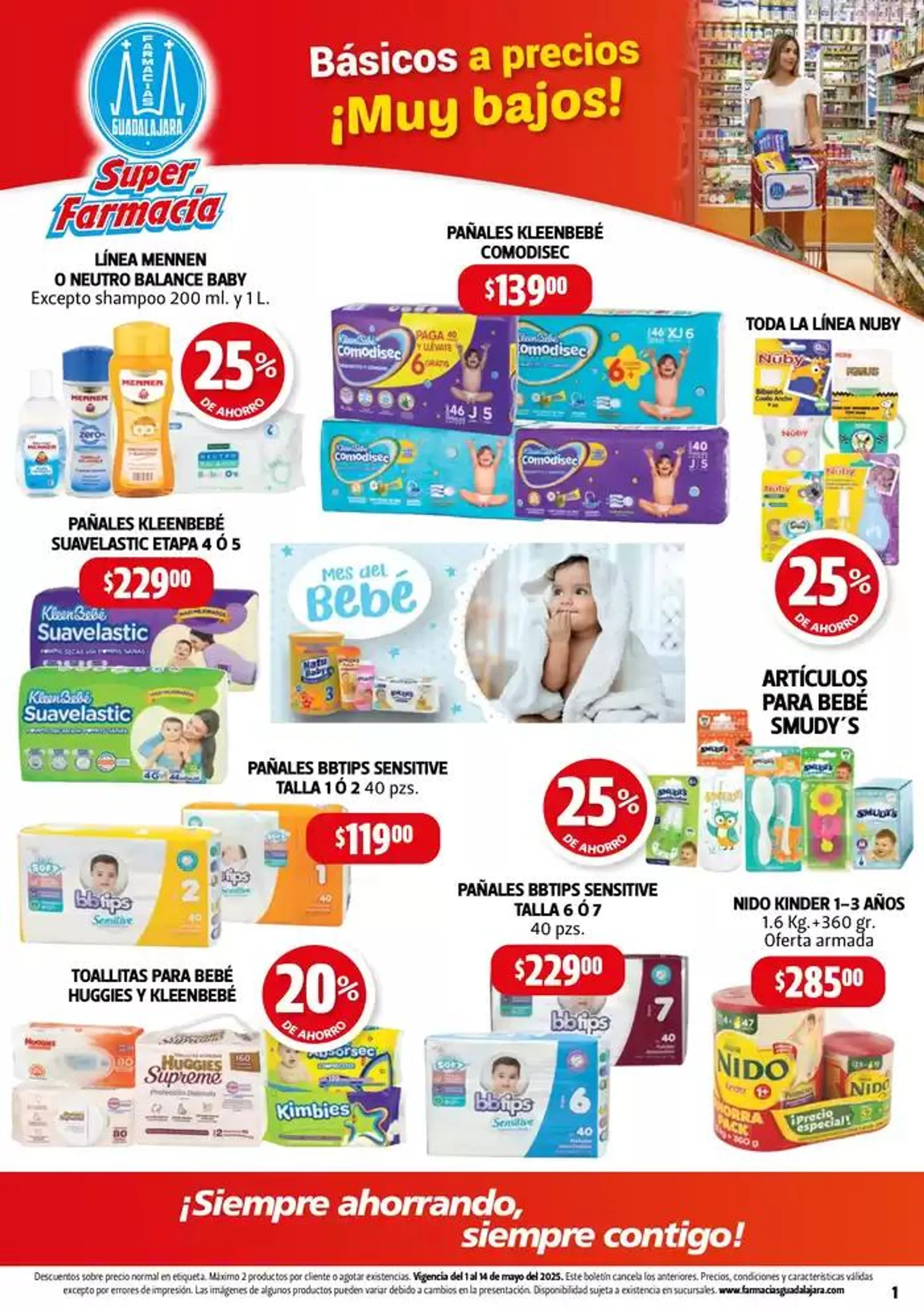 Catálogo de Boletín Farmacias Guadalajara  2 de mayo al 15 de mayo 2025 - Pagina 1
