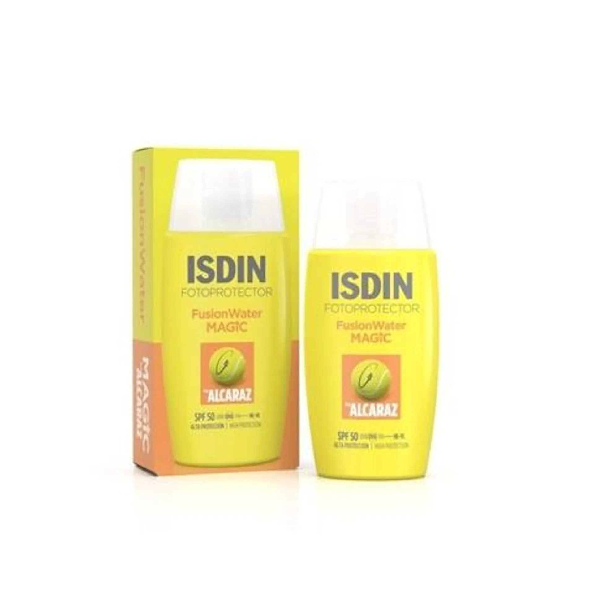 Isdin Fusion Water Magic by Alcaraz Protector Solar Facial FPS 50 Textura Ultraligera