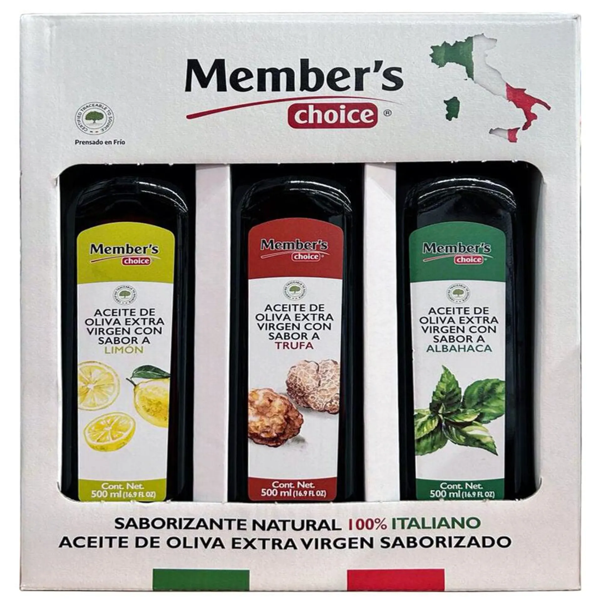 Aceite de Oliva Infusionado Member's Choice 3/500 ml
