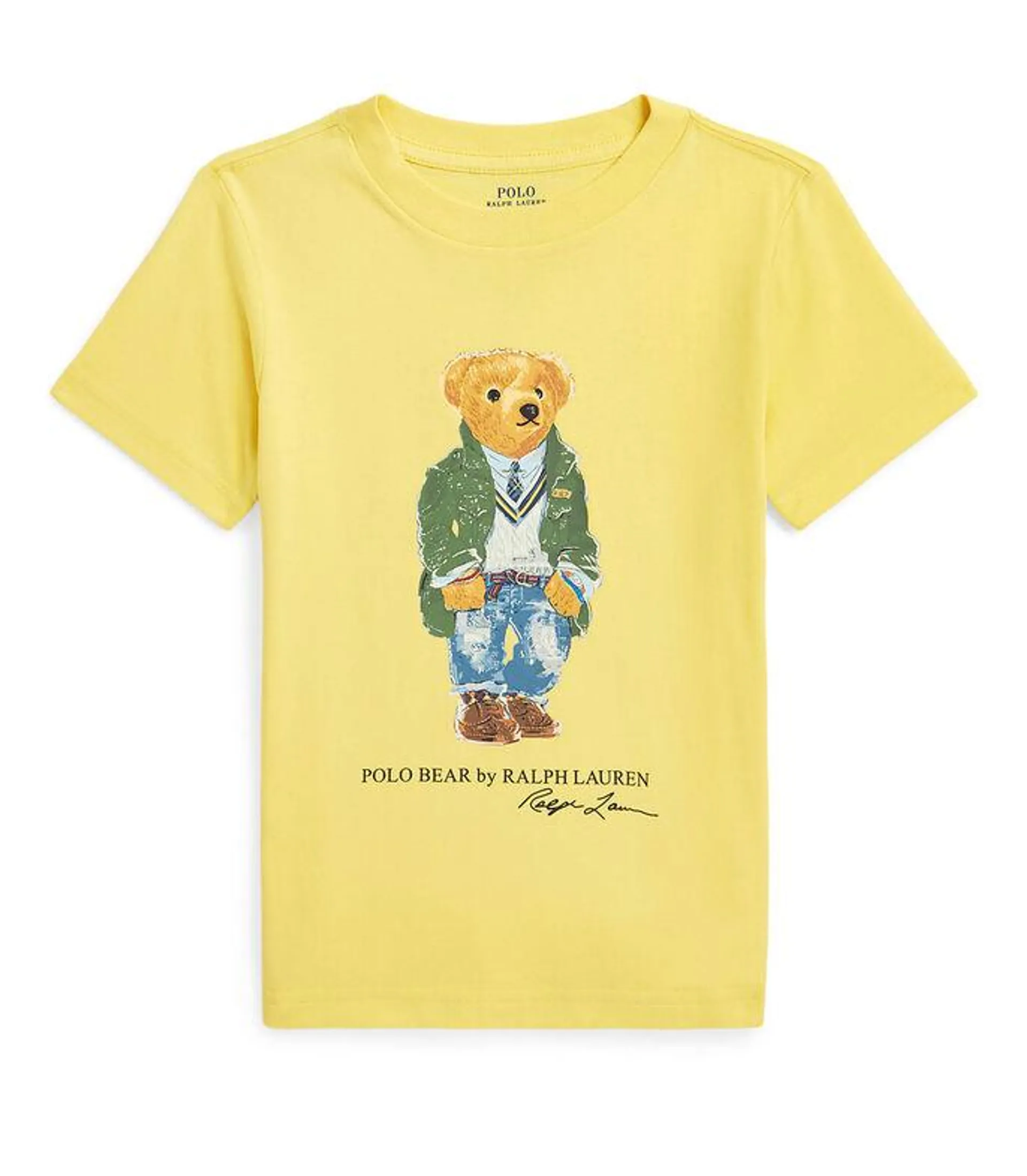 Playera cuello redondo manga corta estampada Niño