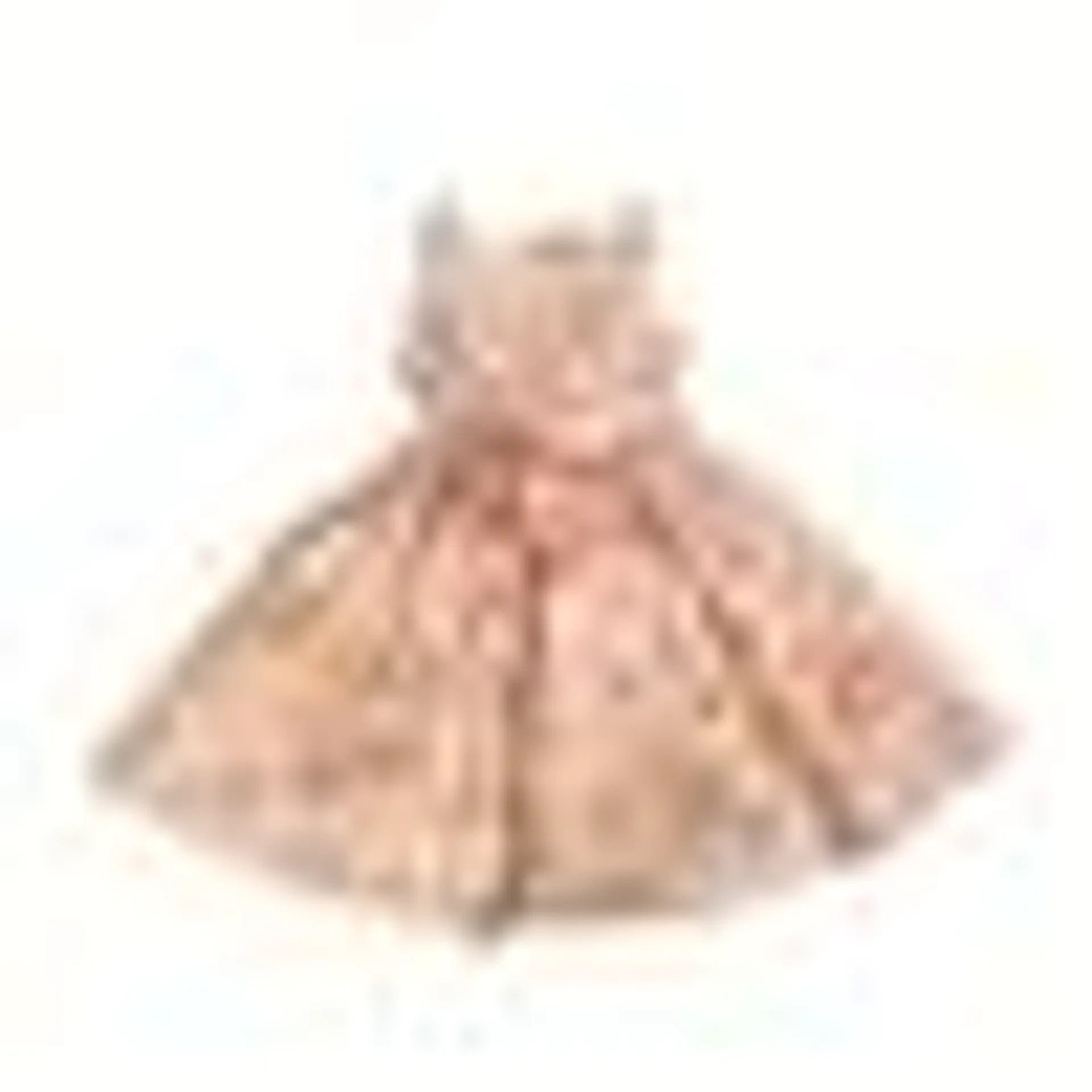 Vestido coral floreado