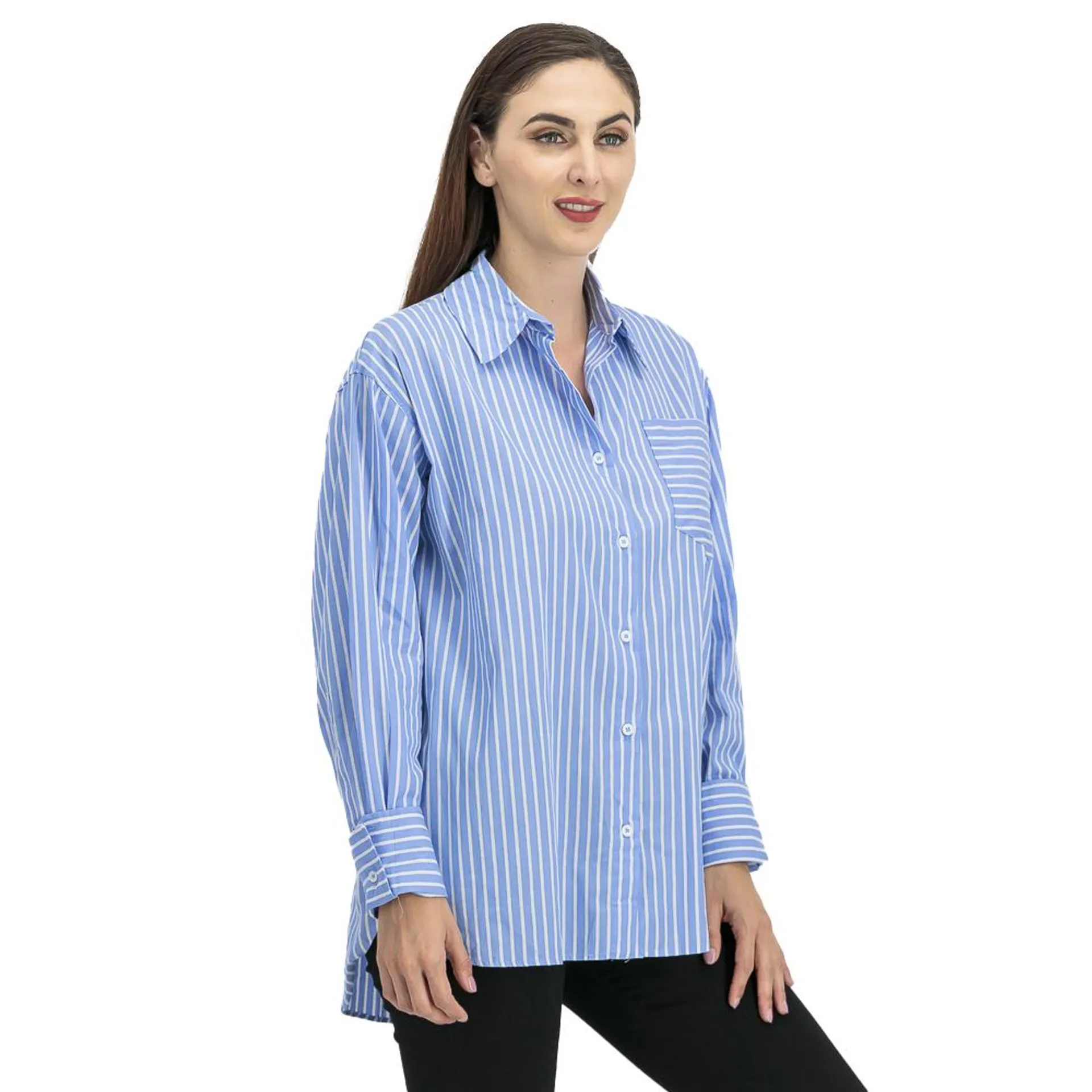 Camisa Mujer Rayas Verticales