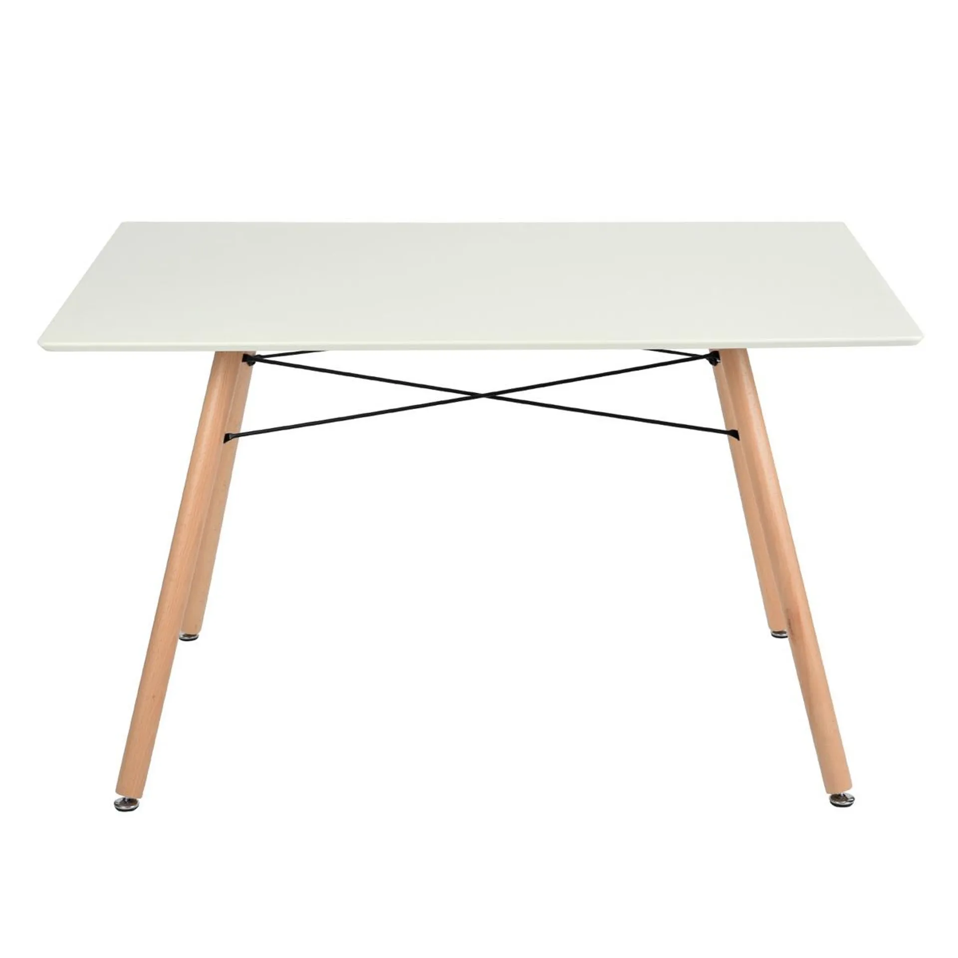 Mesa de comedor LONDON melamina blanca 160CM Bekan