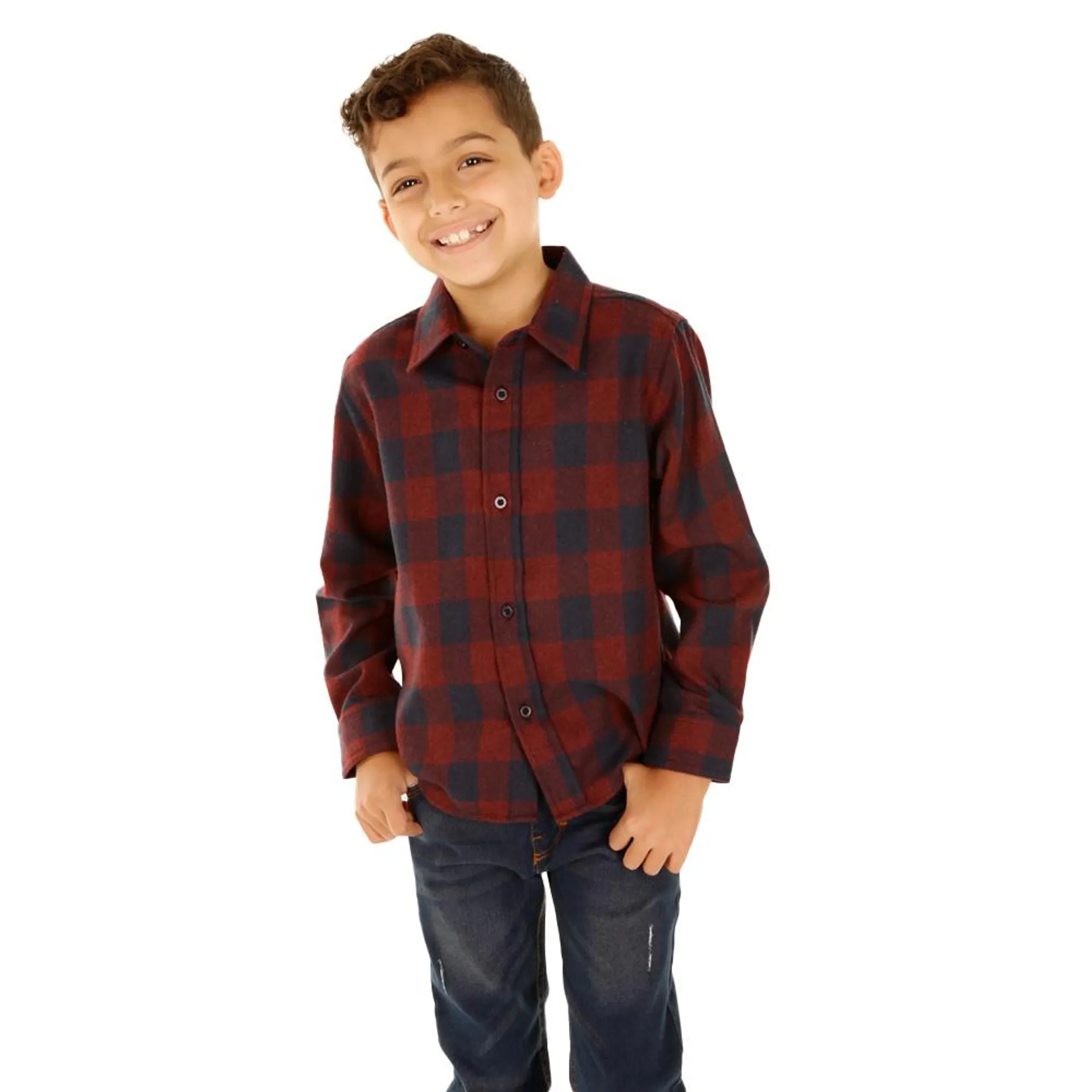 Camisa Hummo Niño Franela Manga Larga