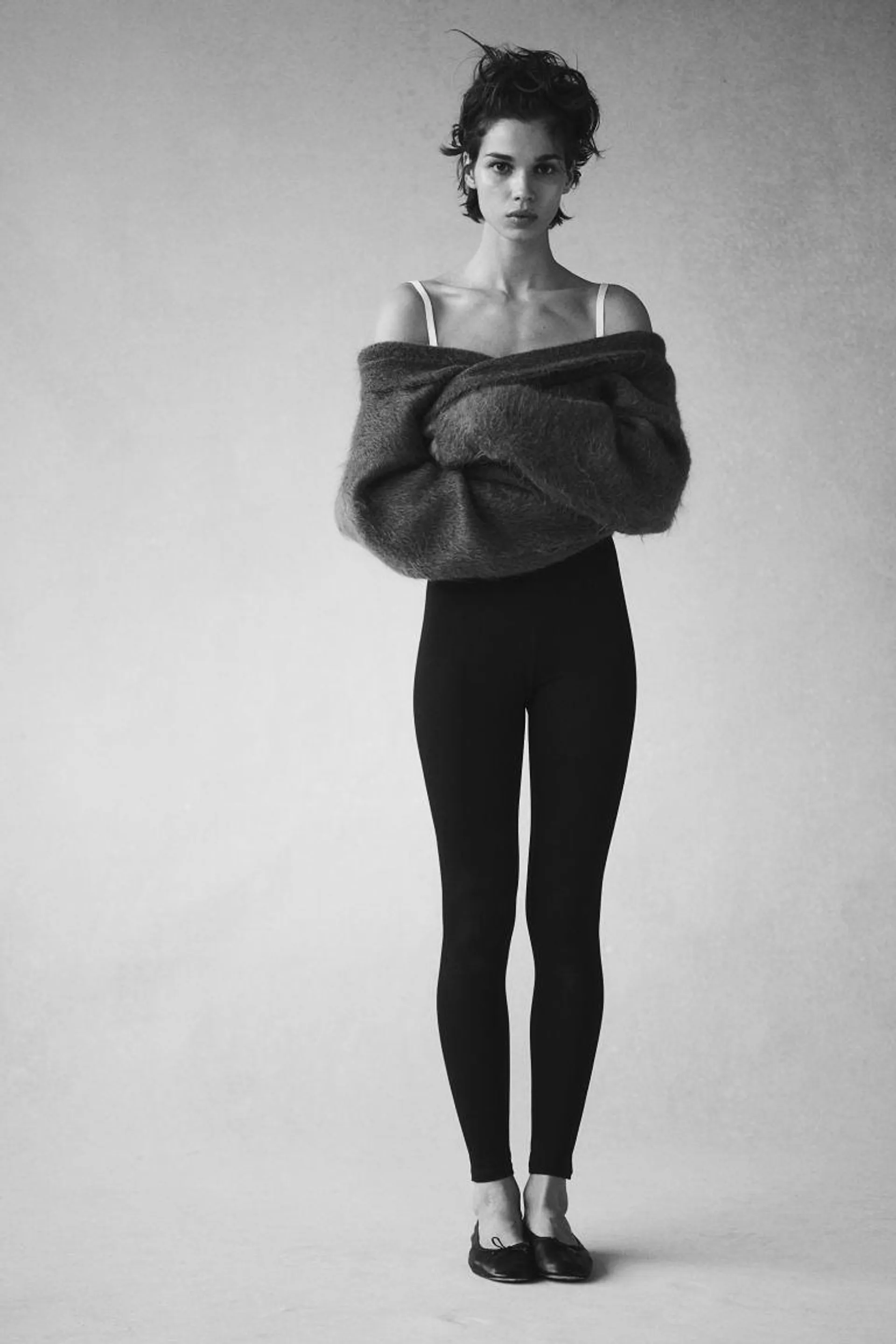 Cotton jersey leggings
