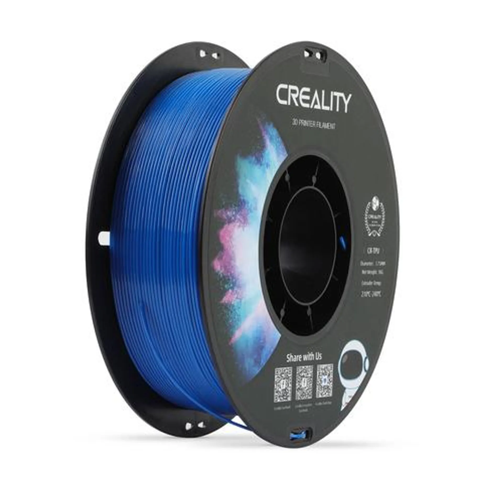 Filamento Creality Cr-Tpu 1.75Mm 1Kg Color Azul 3301040039