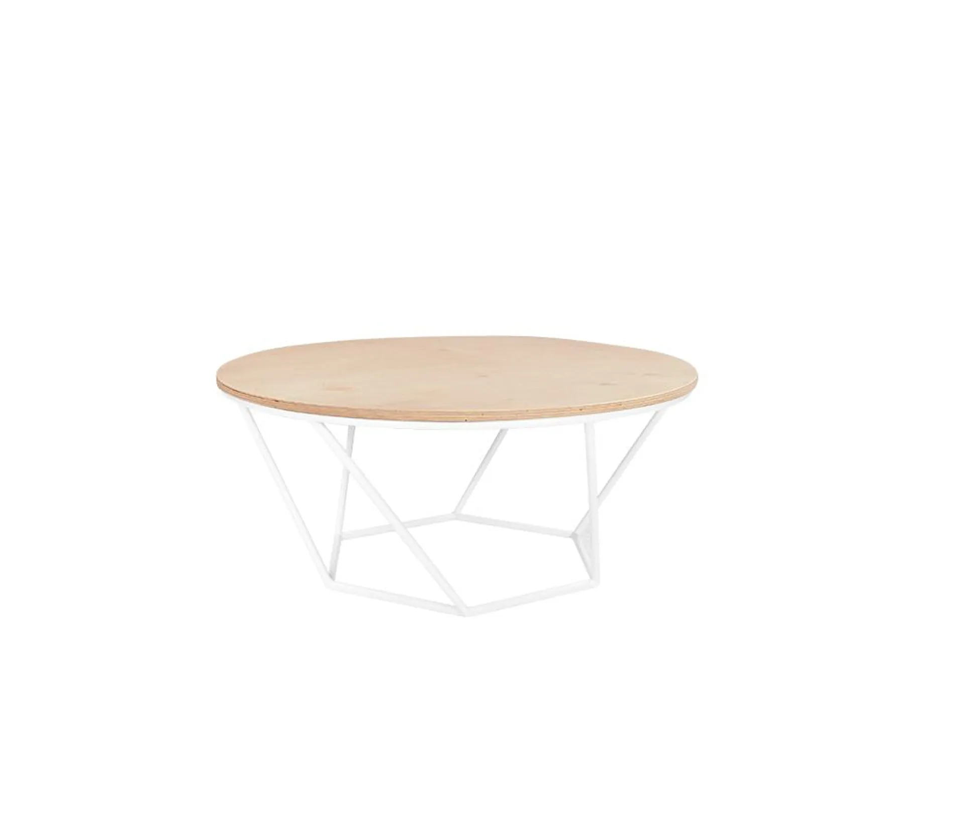 Mesa de centro Hexa 110cm - Blanco