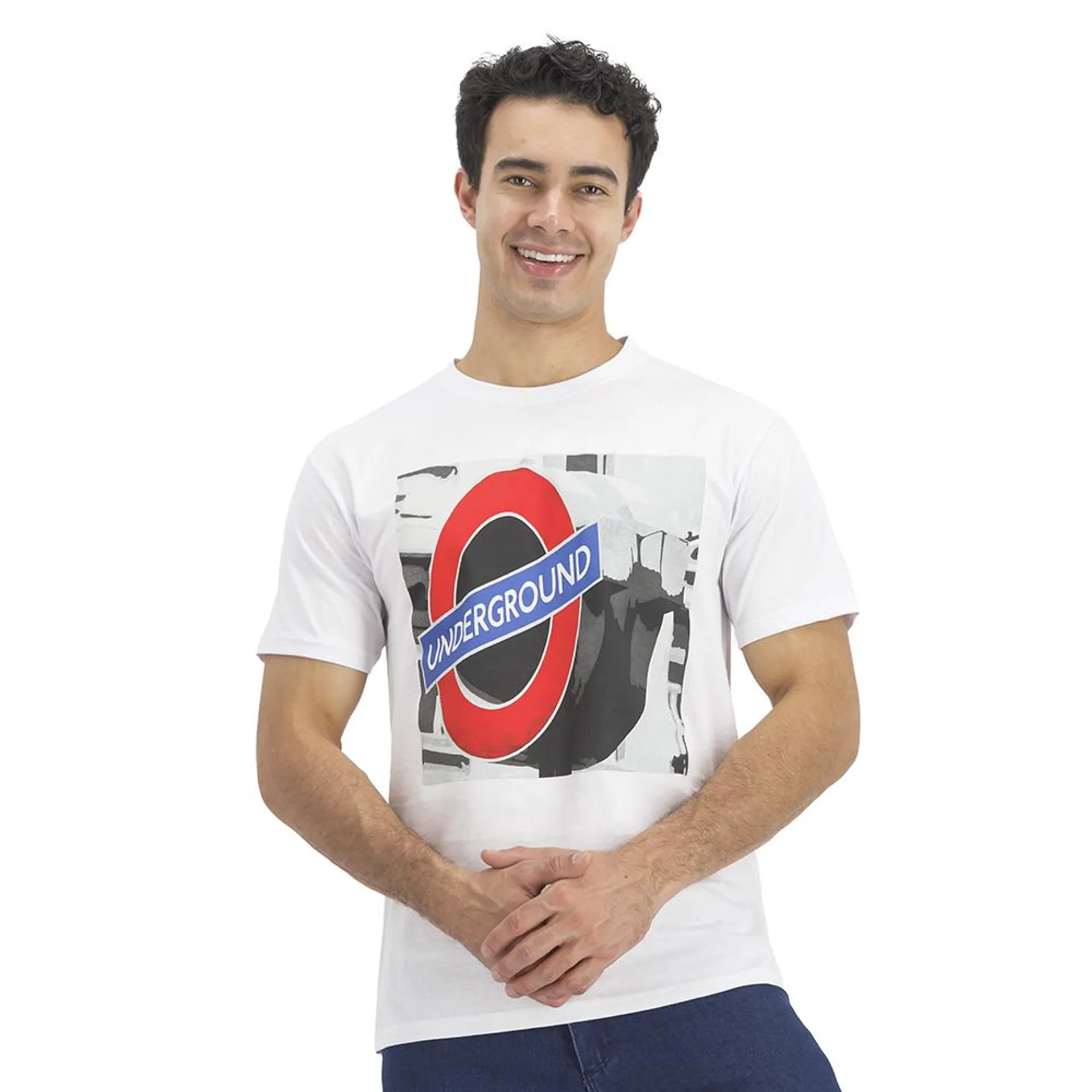 Playera Hummo Hombre Con Estampado Underground