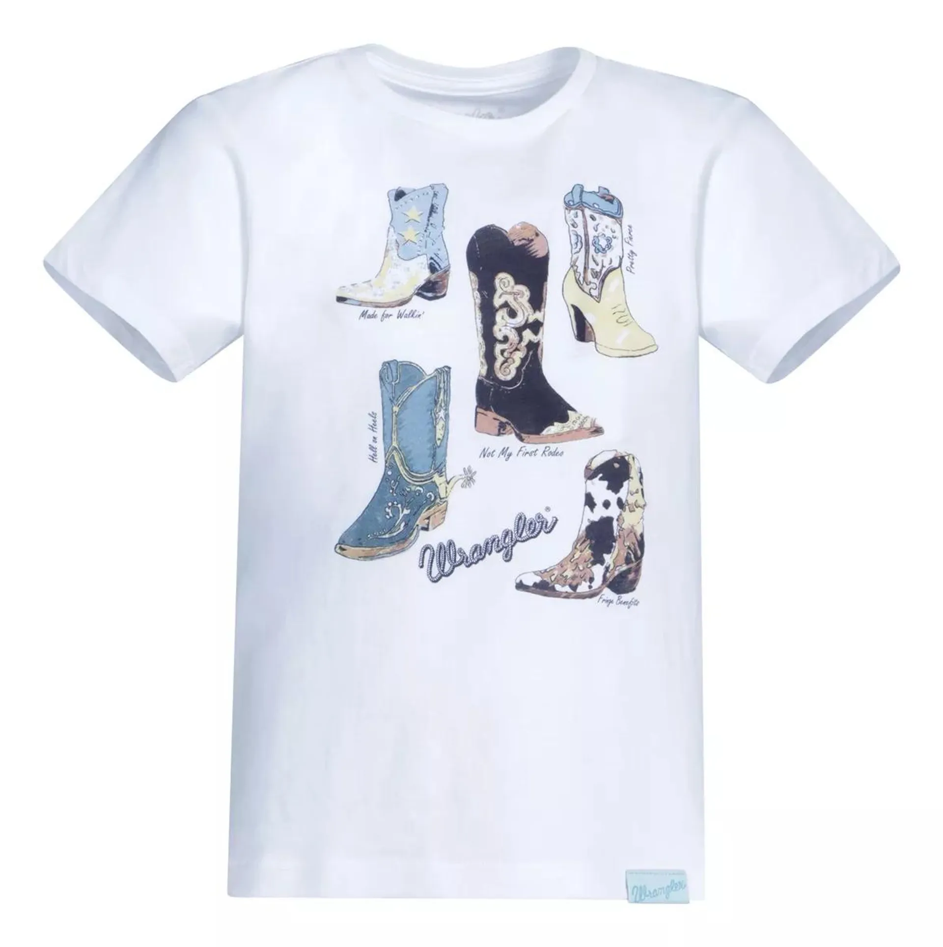 Playera Niña Wrangler Estampada Comfort 170