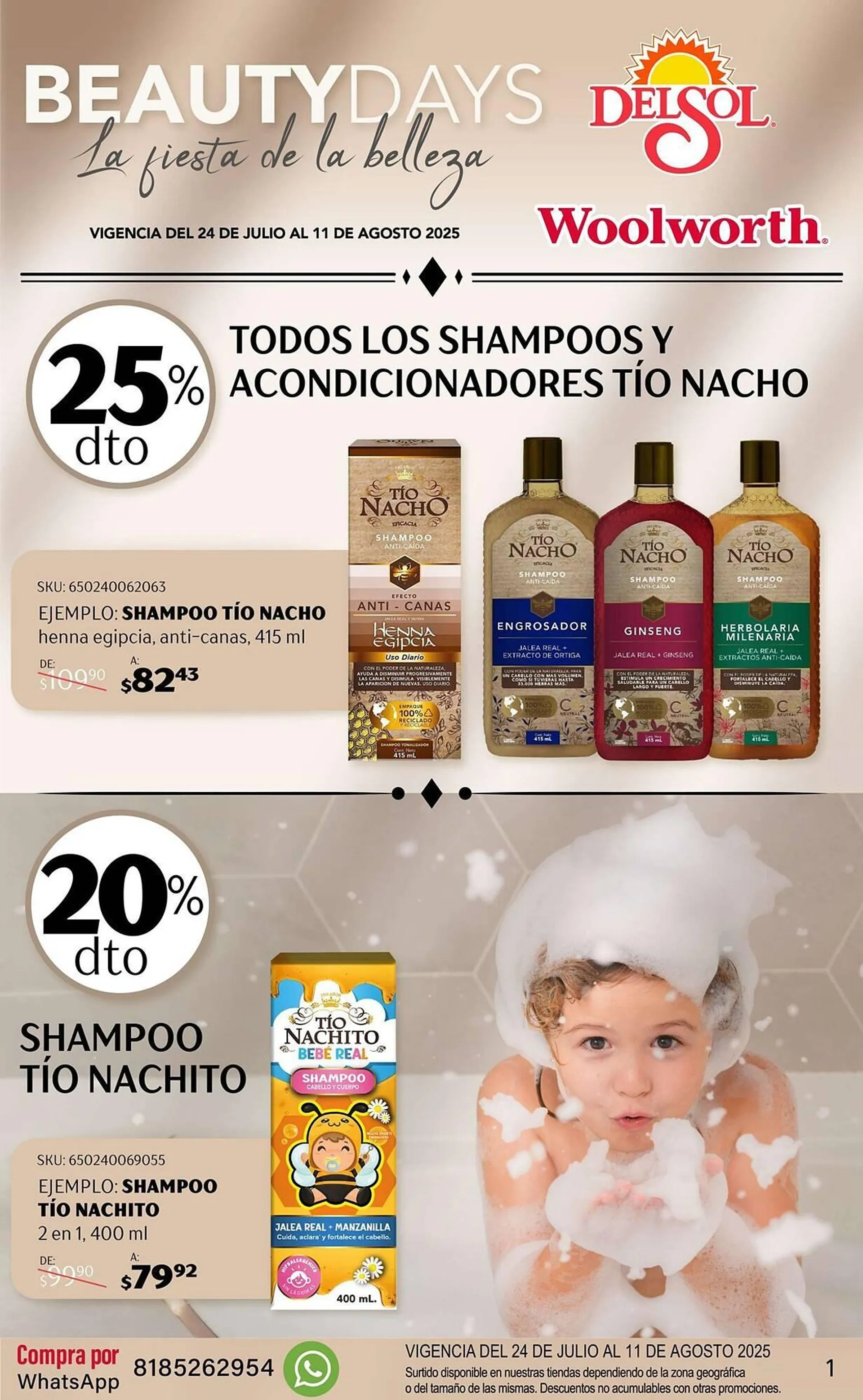 Catálogo de Catálogo Woolworth 24 de julio al 11 de agosto 2025 - Pagina 1