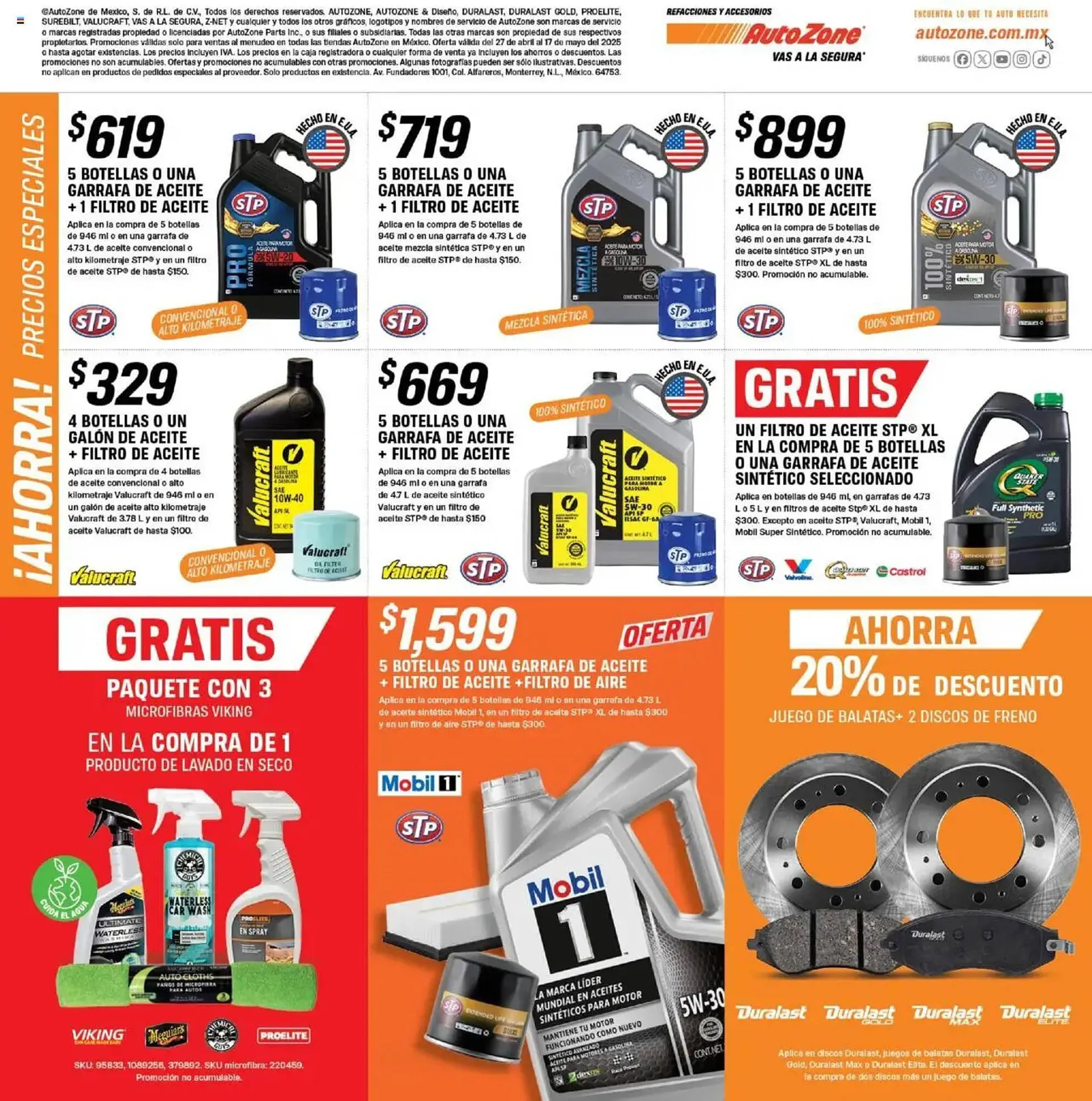 Catálogo de Catálogo AutoZone 28 de abril al 17 de mayo 2025 - Pagina 4