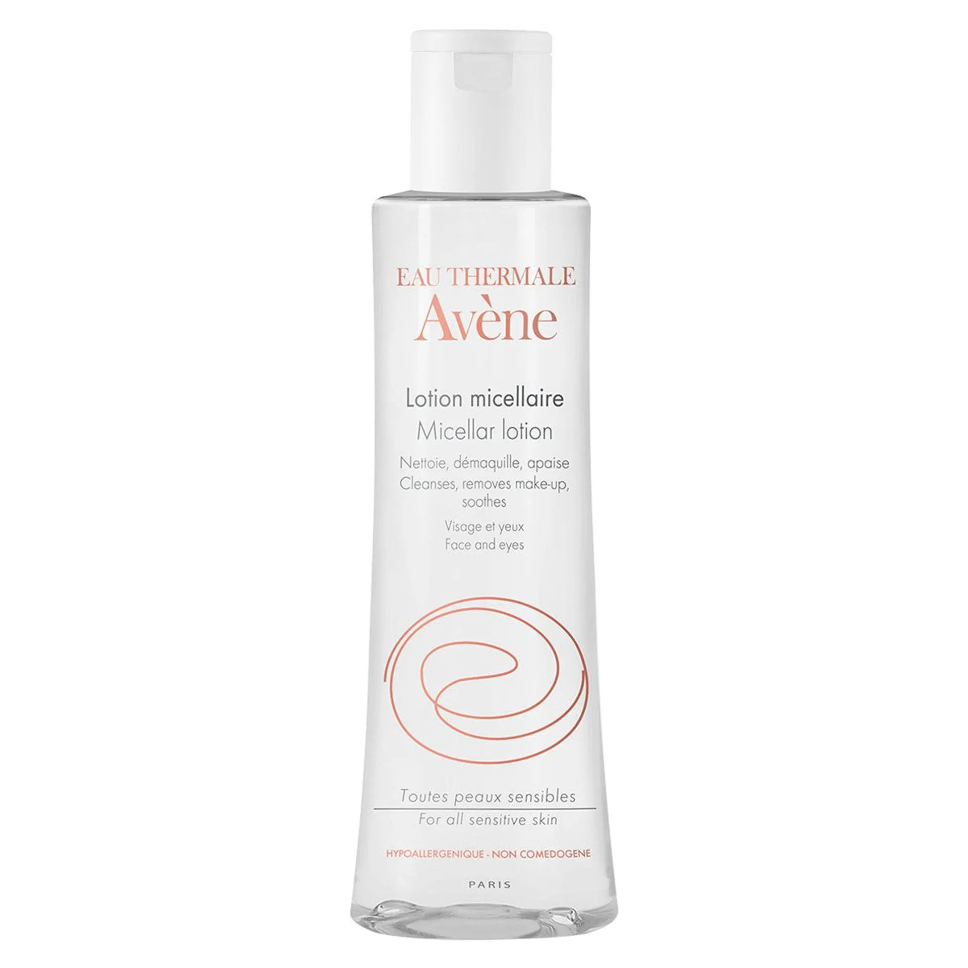 Avene Locion micelar desmaquillante, limpia y calma la piel sensible 200ml.