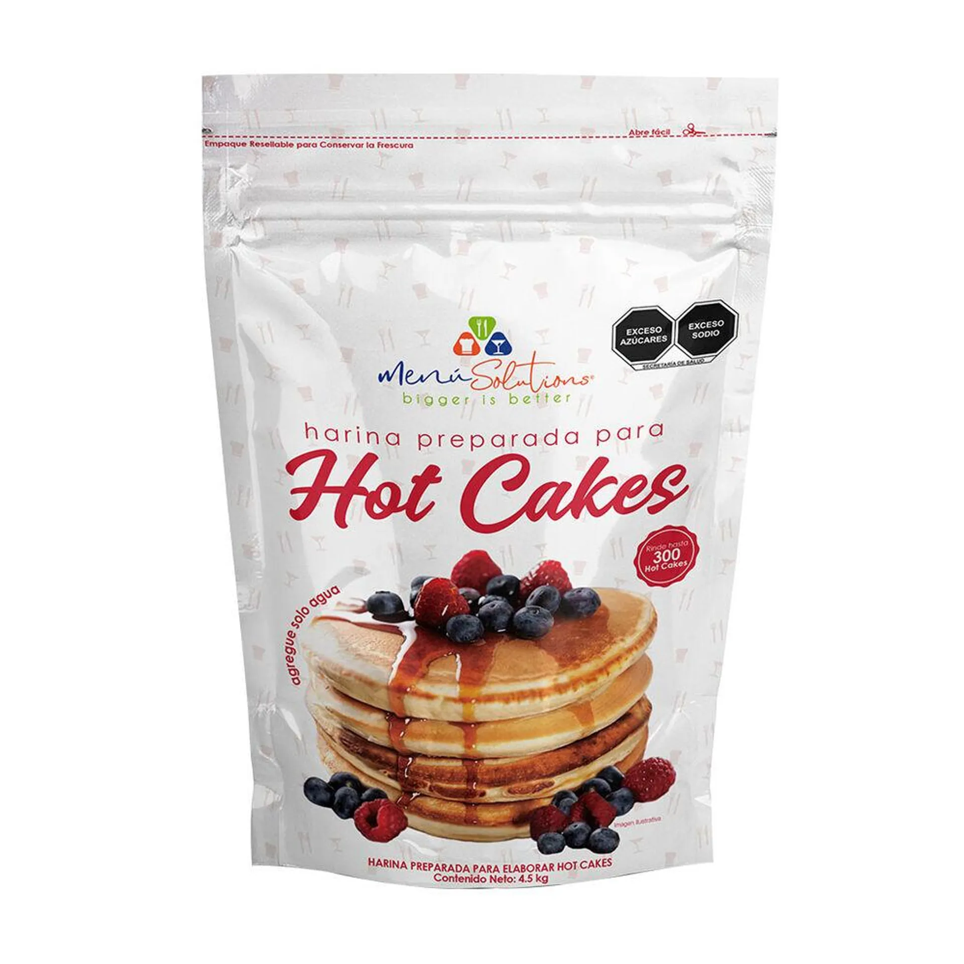 Harina para Hot Cakes Menú Solutions 4.5 Kg