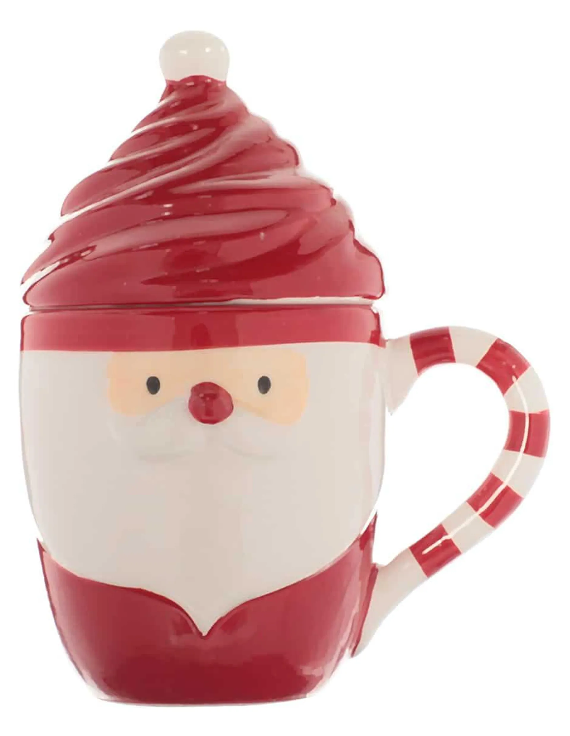 Taza navideña clásica Christmas Spirit Stripe