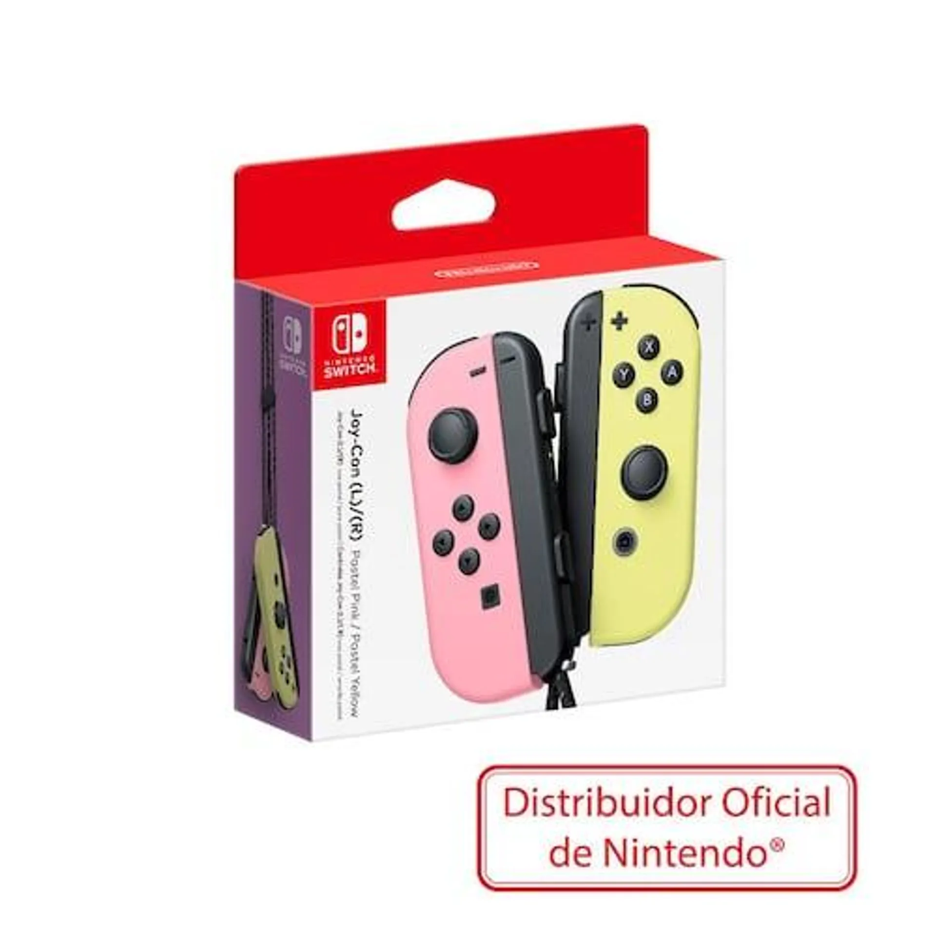 Control Nintendo Switch joy-con pastel pink