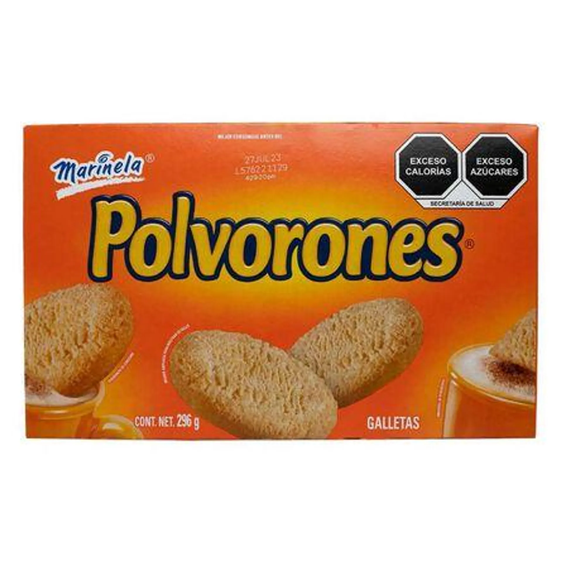 Galletas Marinela Polvorones Naranja 296 g