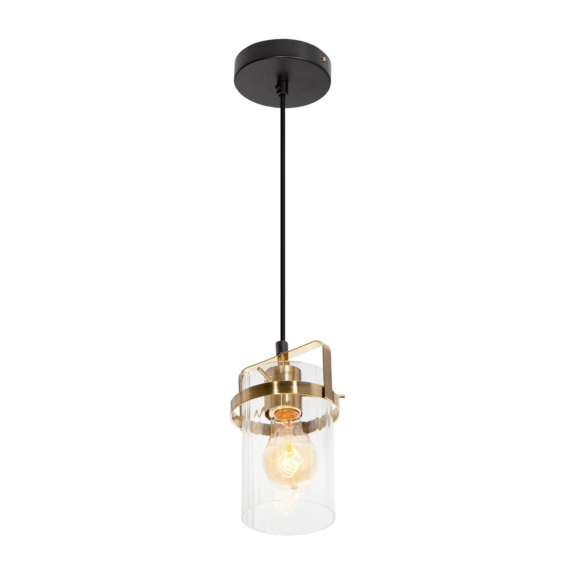 Lámpara Colgante Opulent Lights Negro Bronce E27 60w 1 Luz