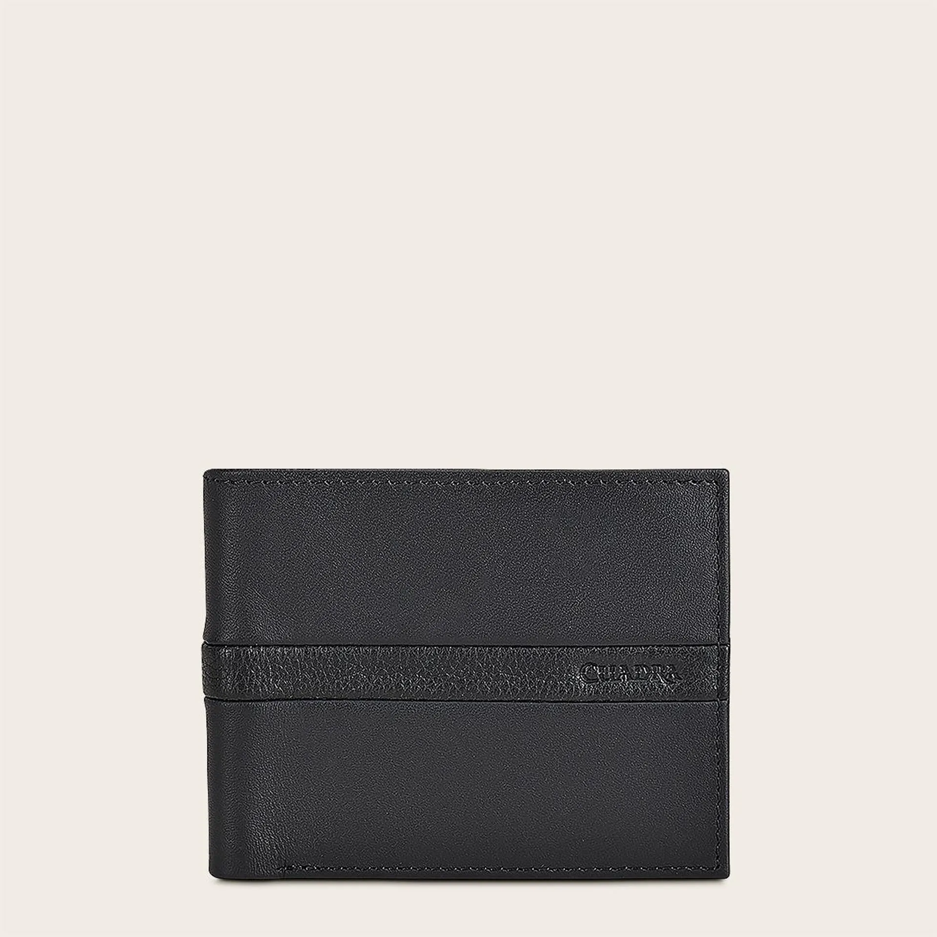 Billetera para caballero en piel genuina.