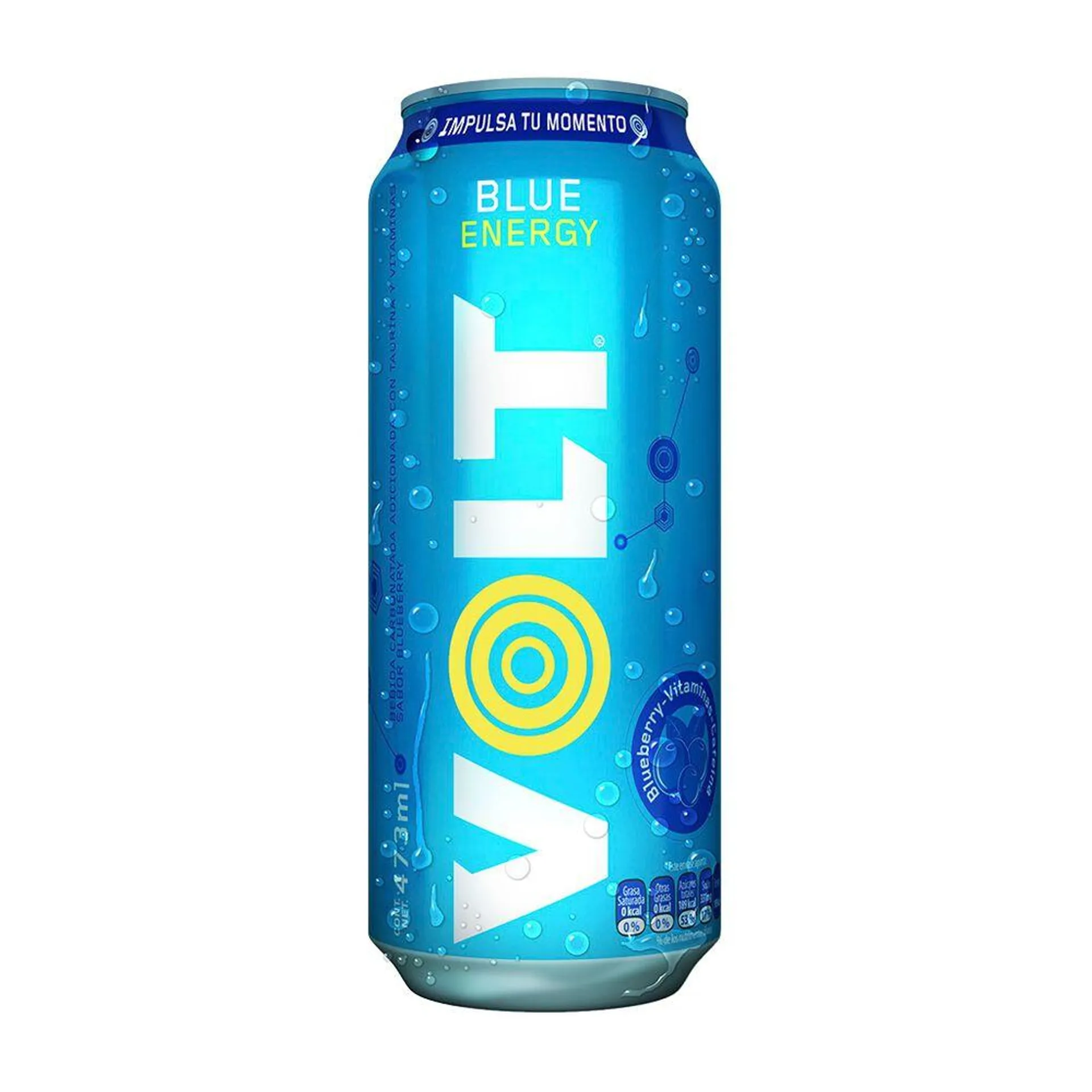 Bebida Energética Volt Blue Energy sabor Mora Azul 473 ml