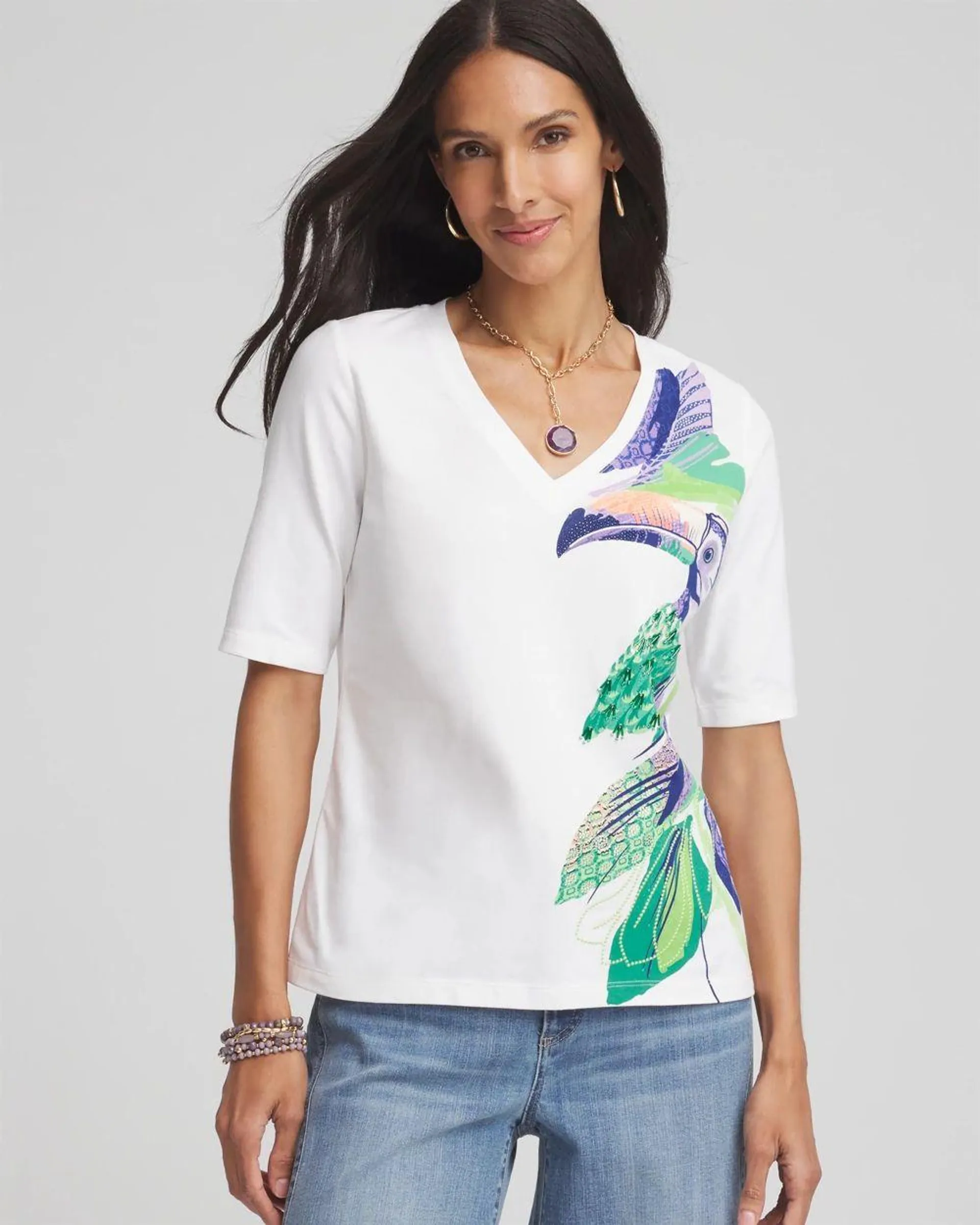 Island V-Neck Perfect Tee