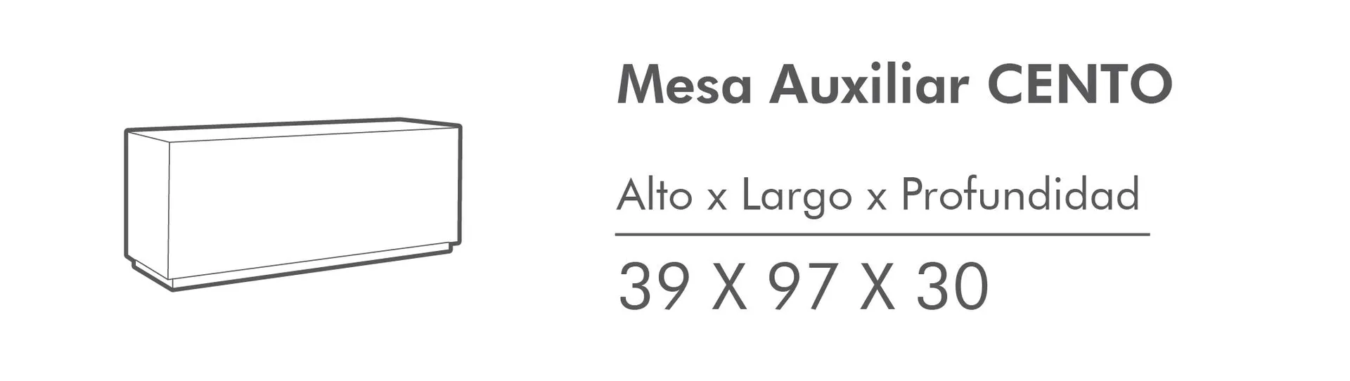 CENTO MESA AUXILIAR