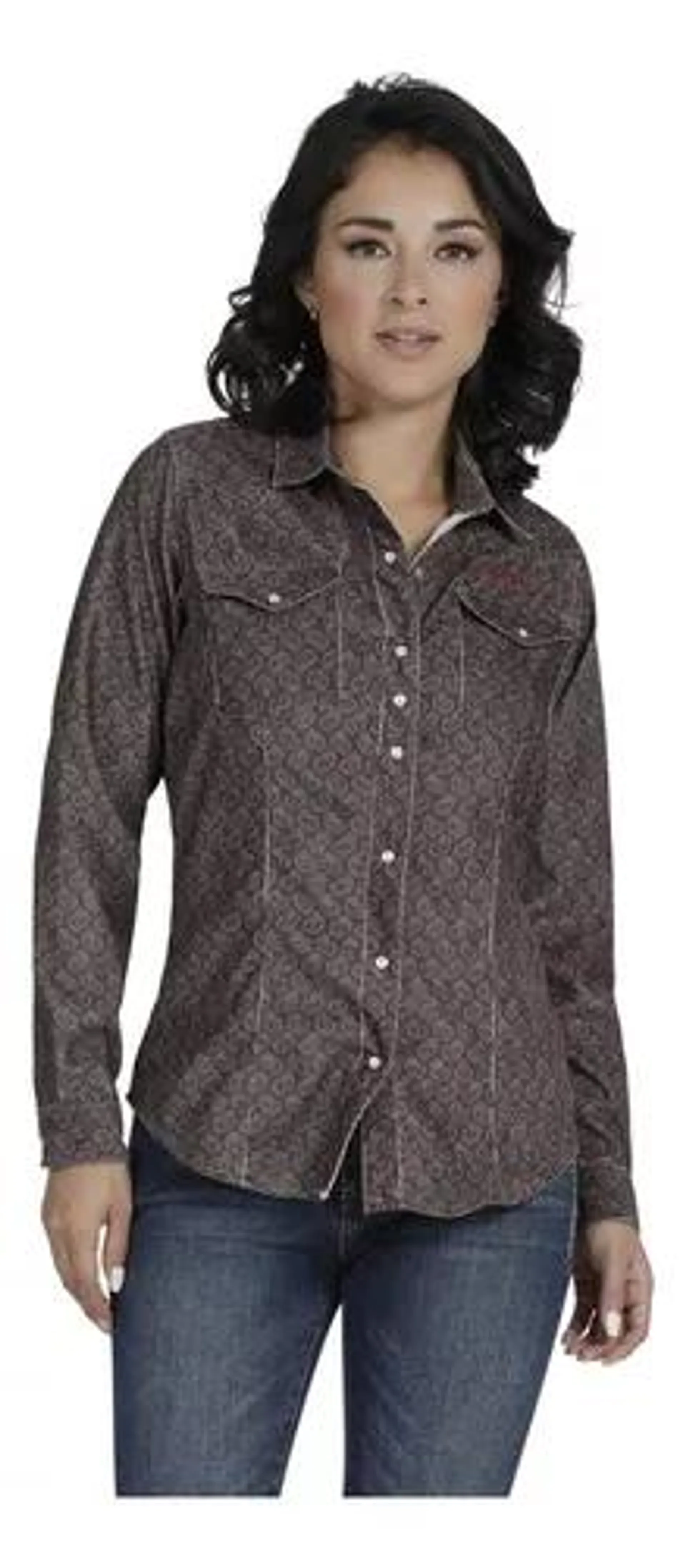 Blusa Vaquera Mujer Wrangler Slim Fit Manga Larga 992