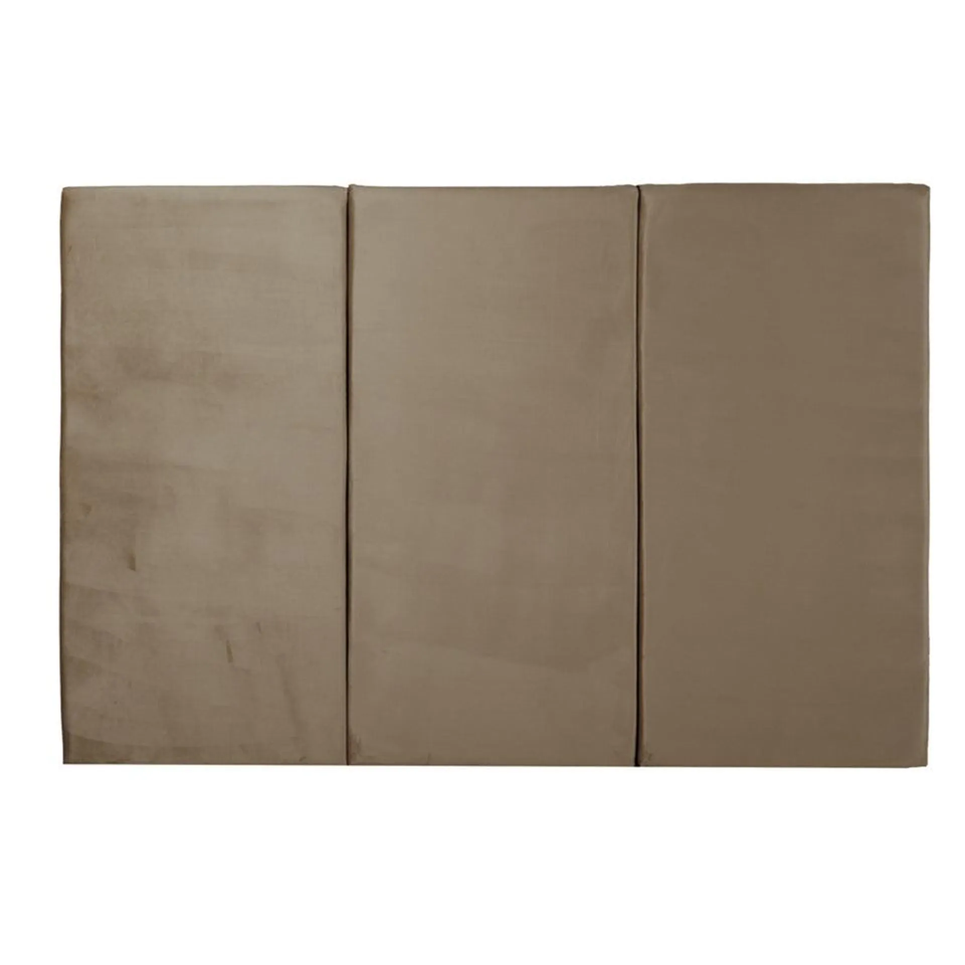 Juego de 3 paneles para cabecera modular matrimonial / queen size Lunaria - Cocoa