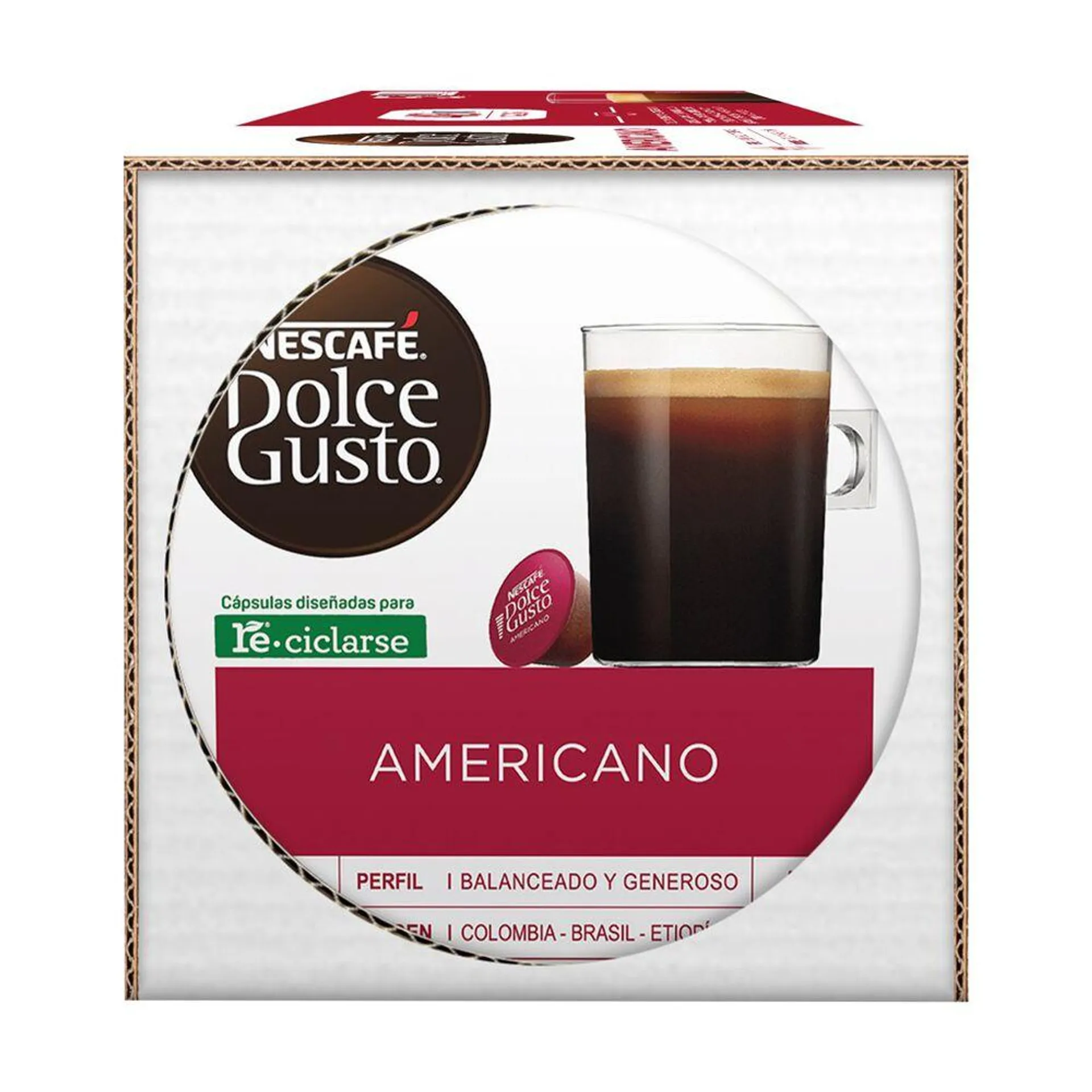 Cápsulas para Café Americano Nescafé Dolce Gusto 48 pzas