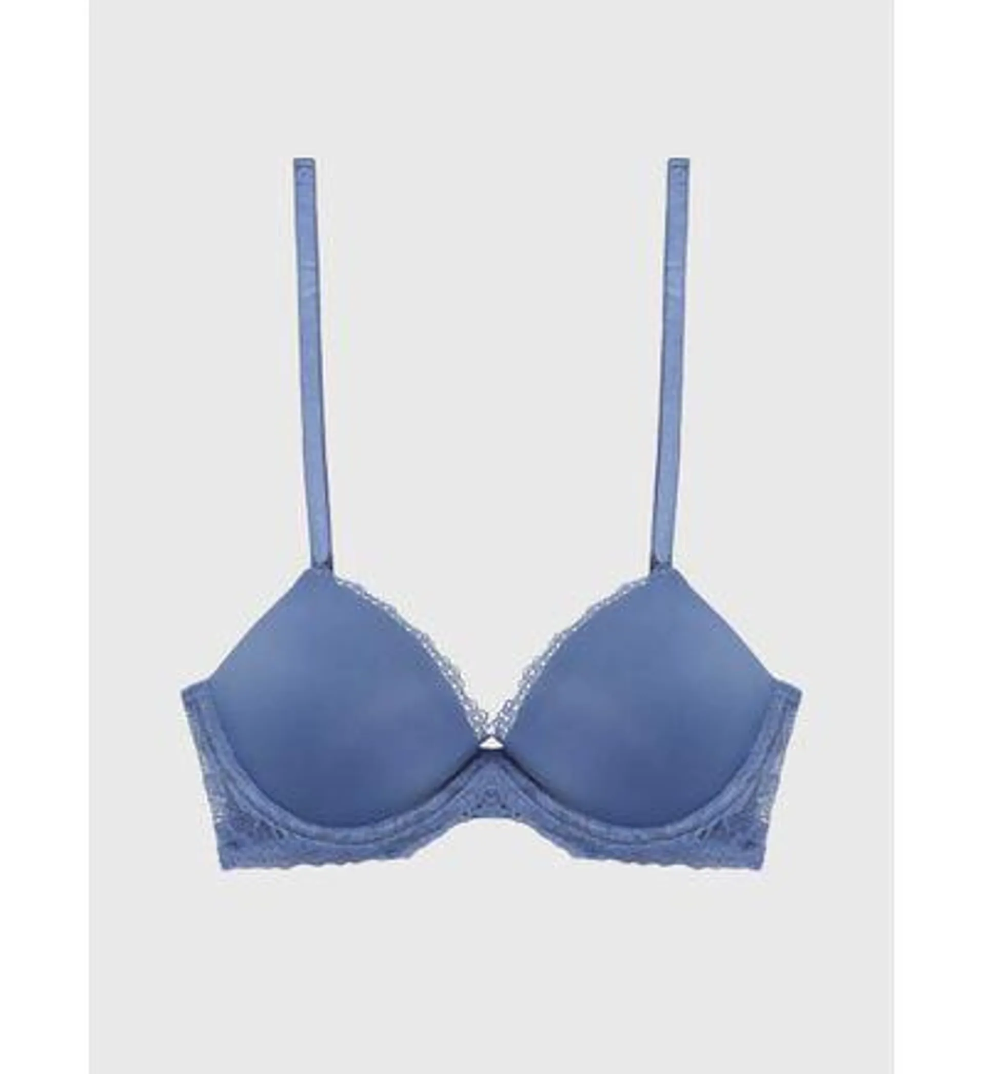 Brassiere Calvin Klein Seductive Comfort Light Mujer Azul