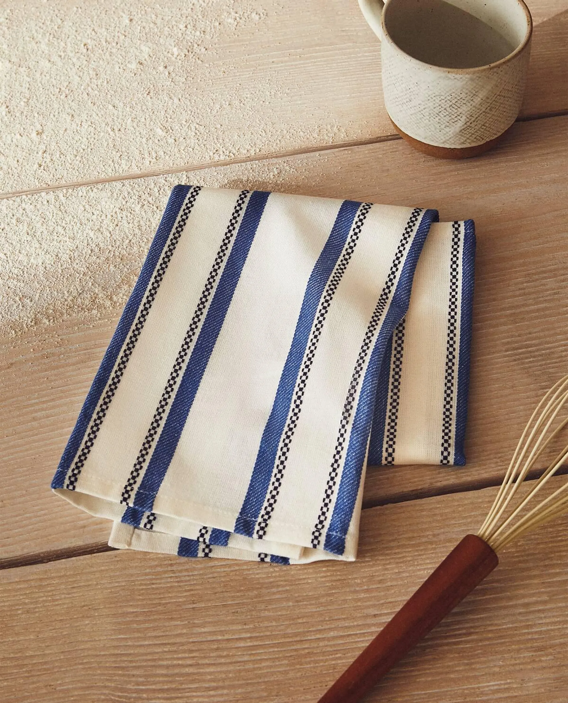 PAÑO DE COCINA RAYA HILO TINTADO (PACK DE 2)
