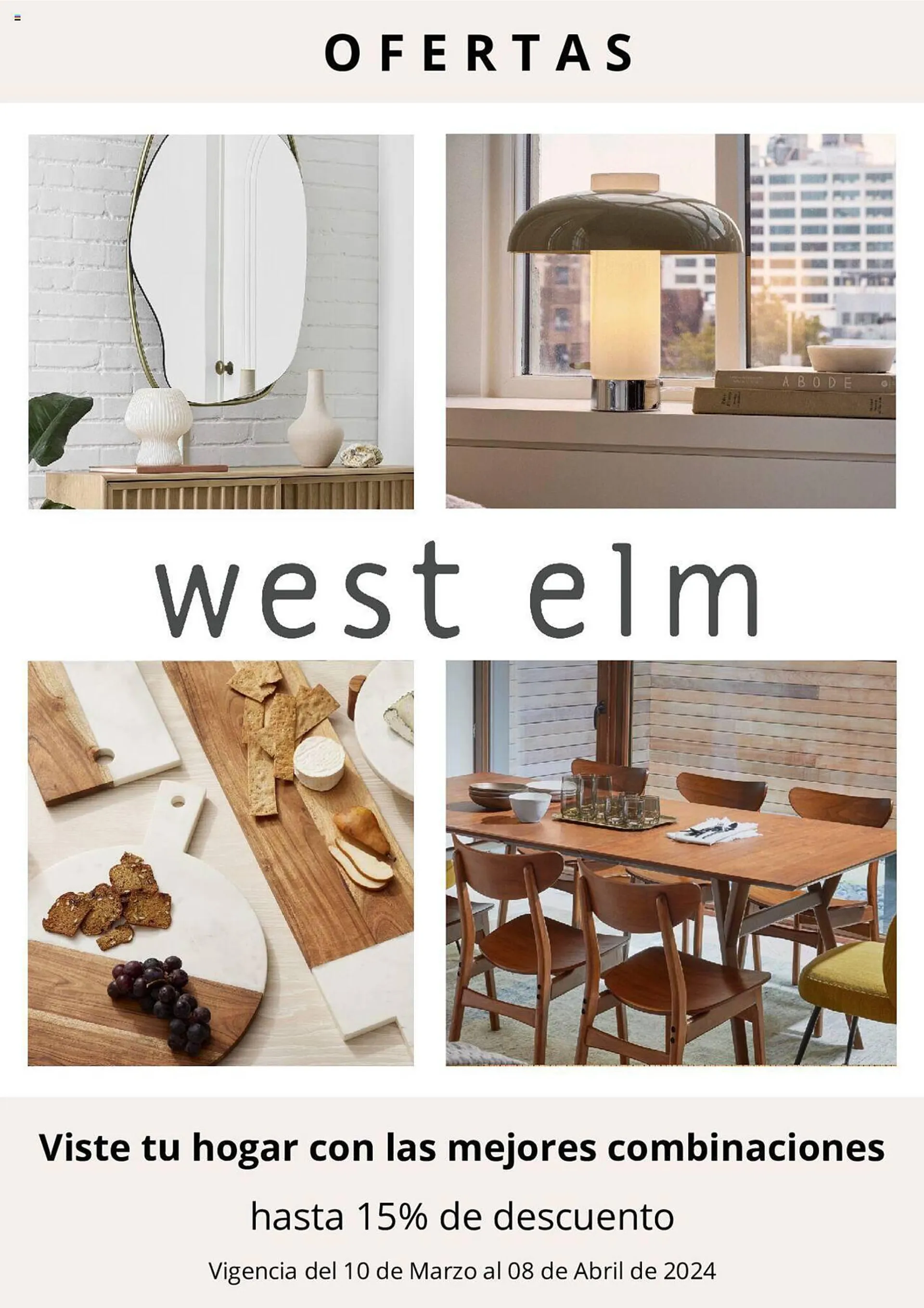 Catálogo de Catálogo West Elm 10 de marzo al 8 de abril 2024 - Pagina 