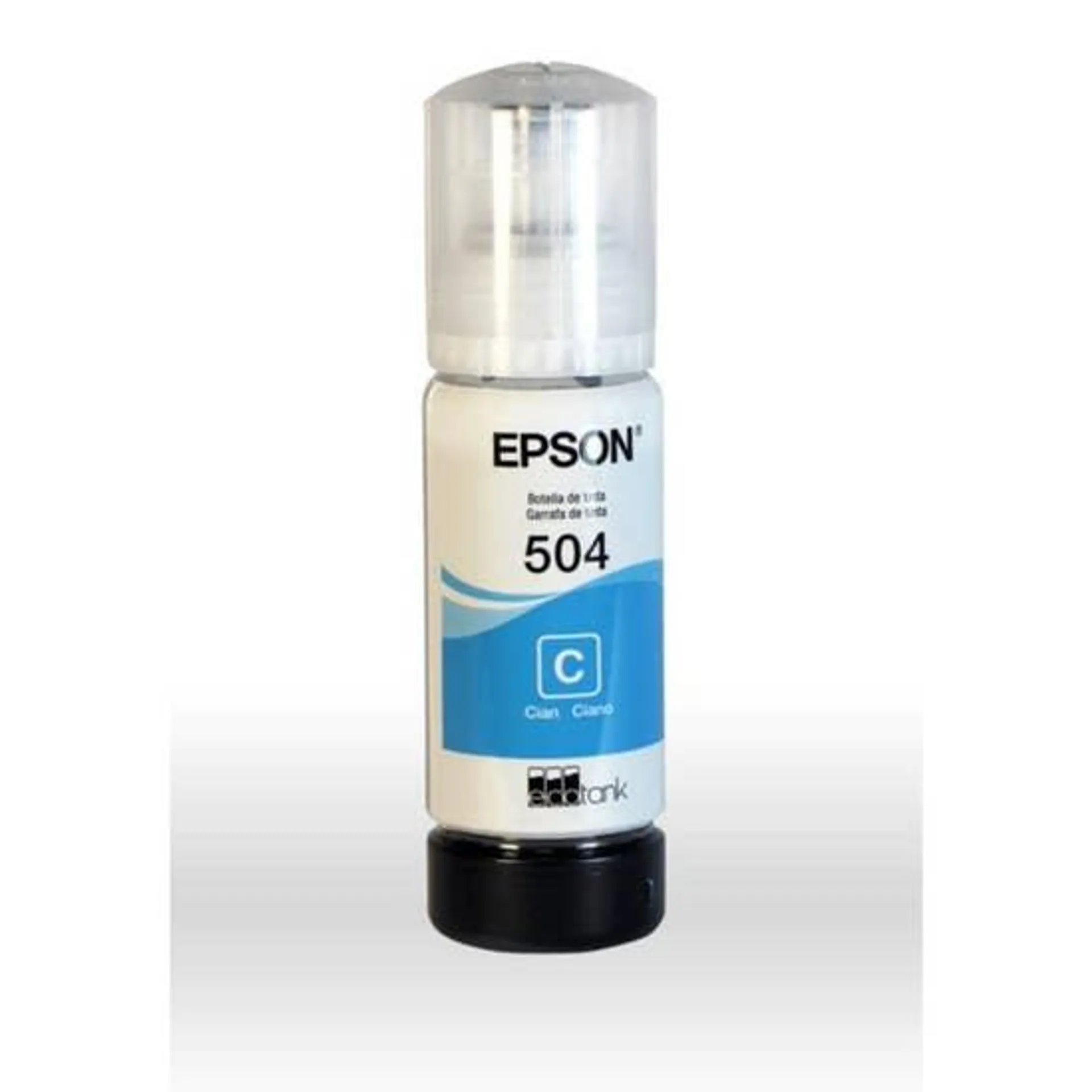 Botella de Tinta Epson Ecofit Color Cian T504