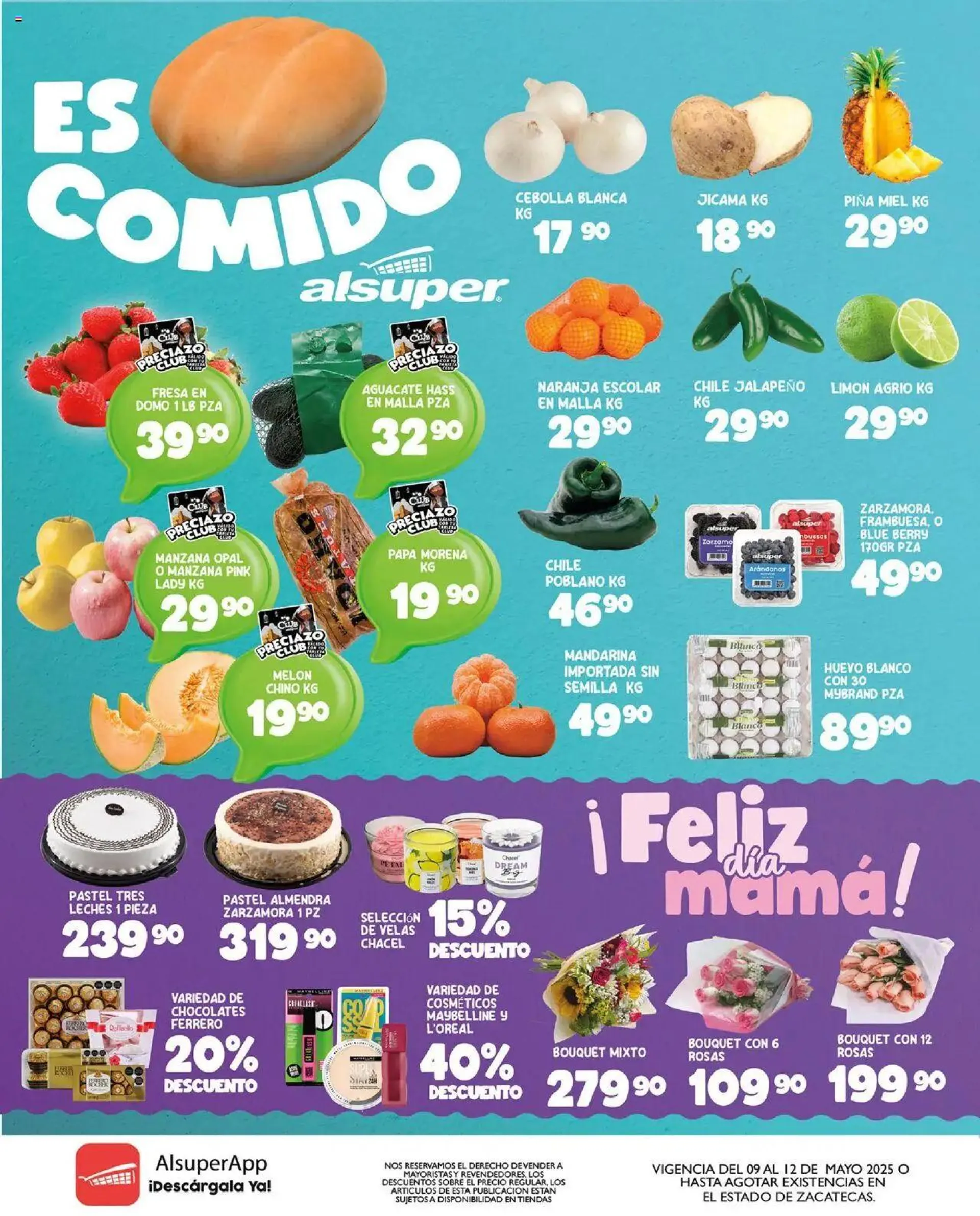 Catálogo de Alsuper folleto - Zacatecas 9 de mayo al 12 de mayo 2025 - Pagina 1
