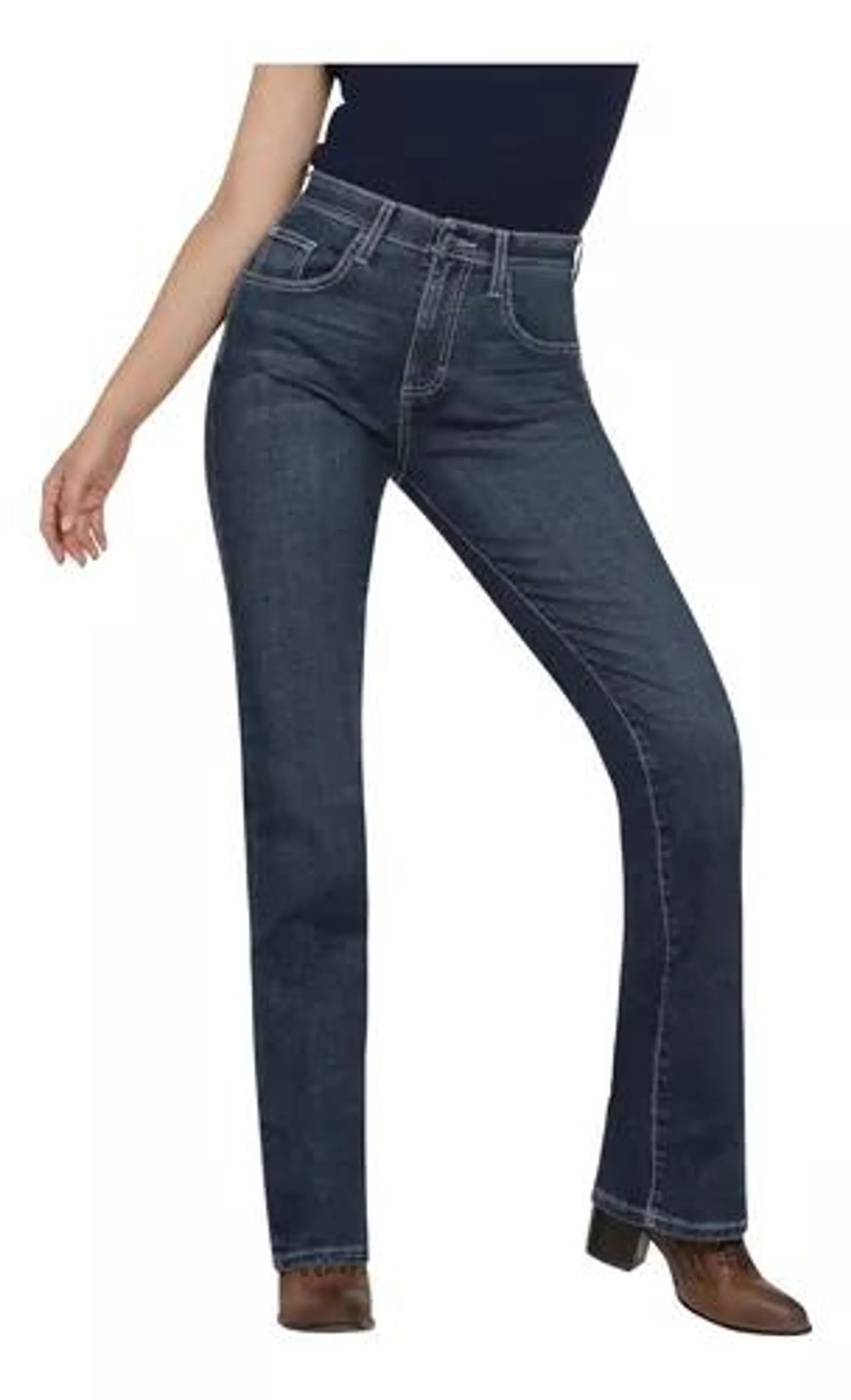 Jeans Vaqueros Mujer Wrangler High Rise Boot 401