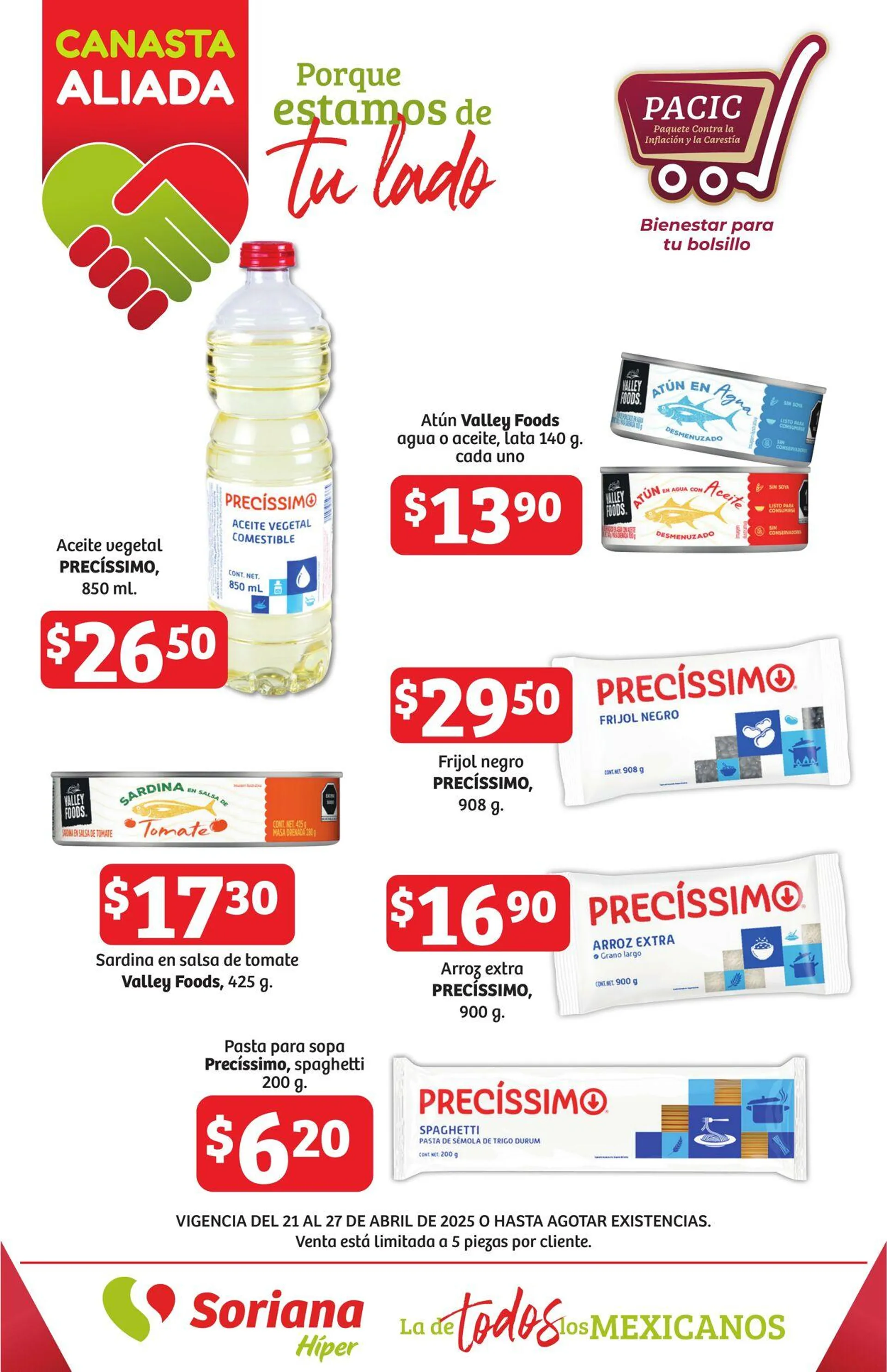 Catálogo de Soriana - Canasta Aliada Híper Nacional Oferta actual 21 de abril al 27 de abril 2025 - Pagina 2