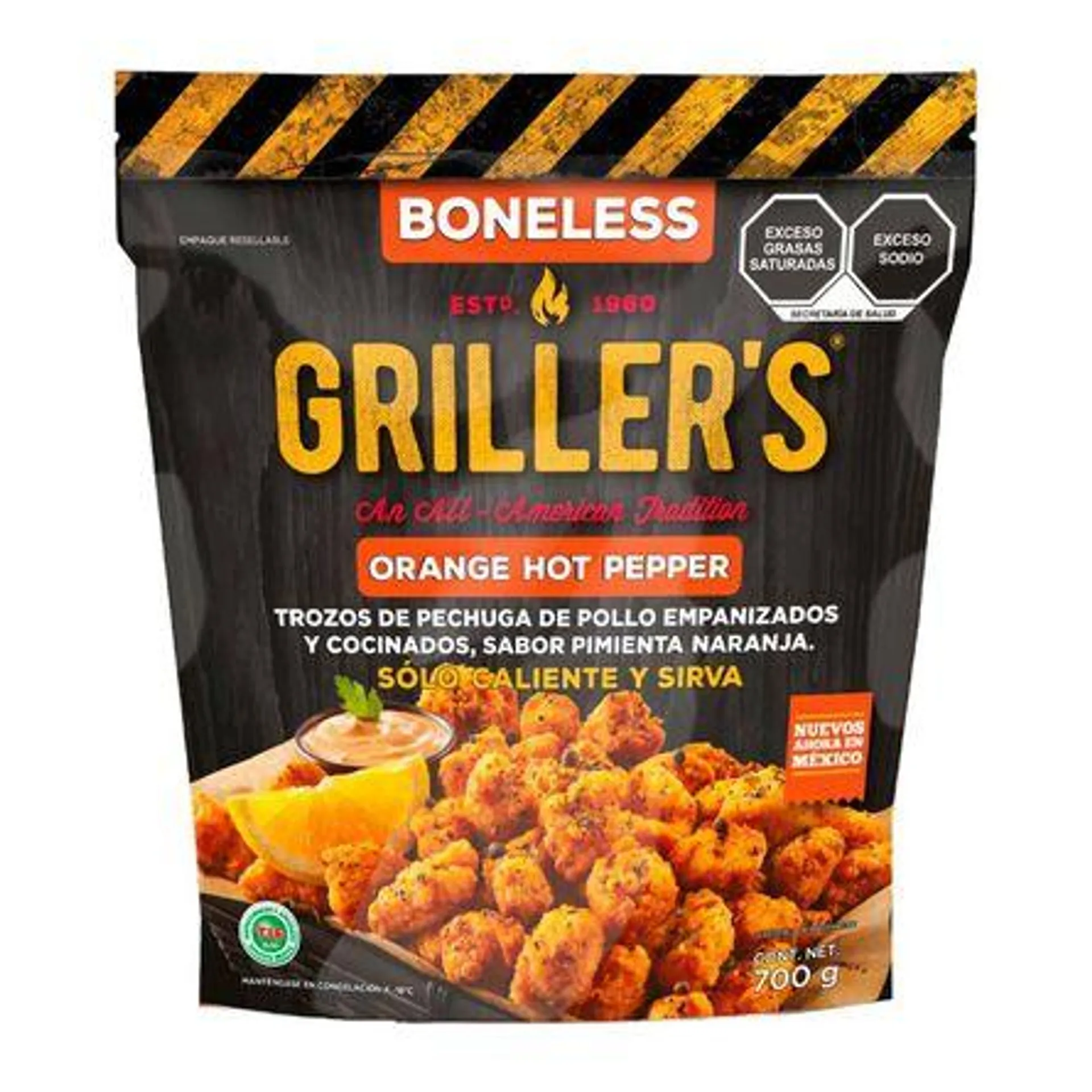 Boneless Griller's con Pimienta Naranja 700 g