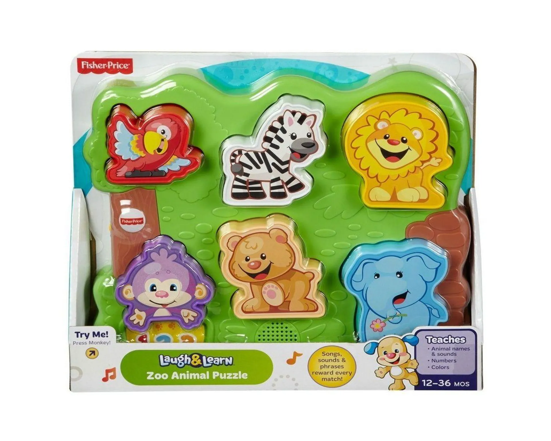 Fisher-Price Rompecabezas Sonidos de Animales