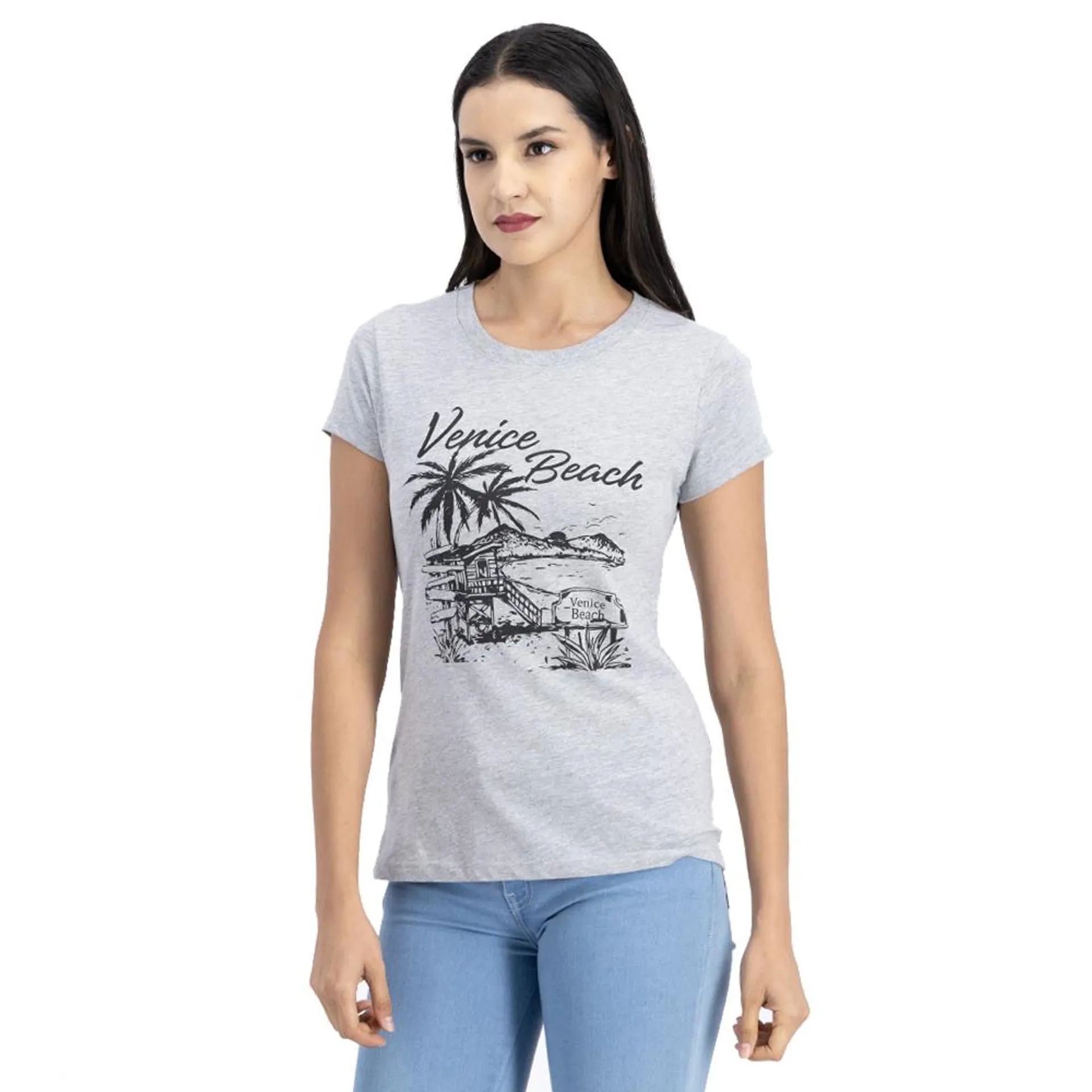 Playera Mujer Estampado Venice Beach