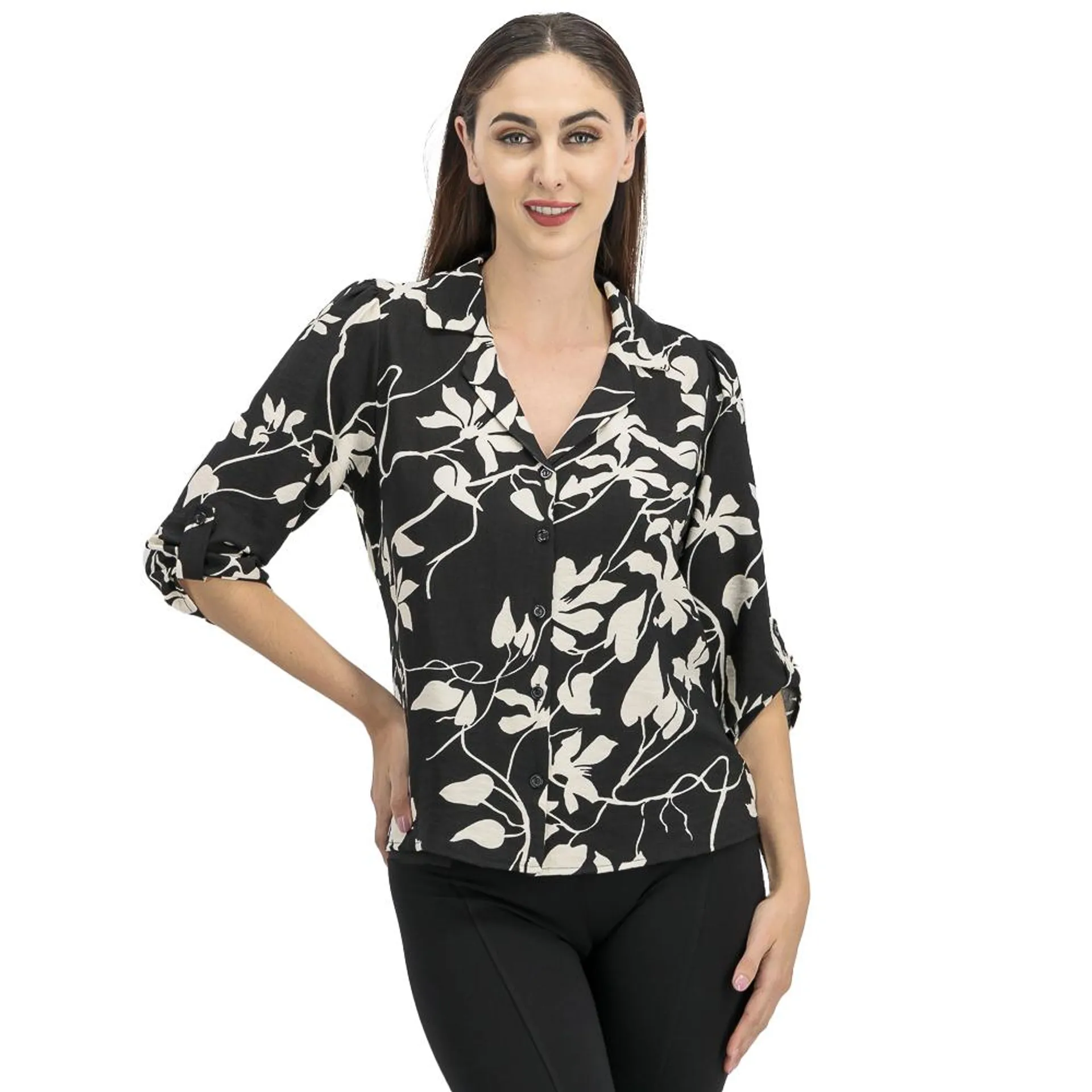 Blusa Mujer Diseño Floral