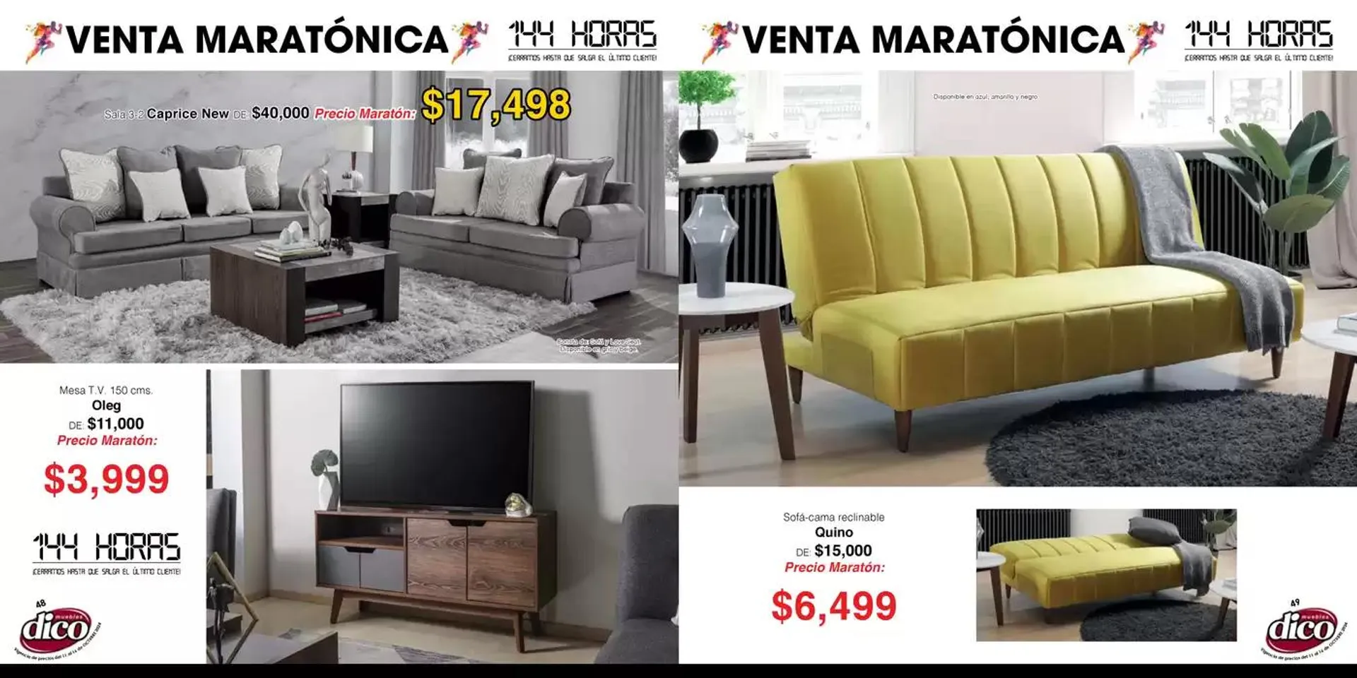 Catálogo de Muebles Dico - Venta Maratonica 11 de octubre al 16 de octubre 2024 - Pagina 25