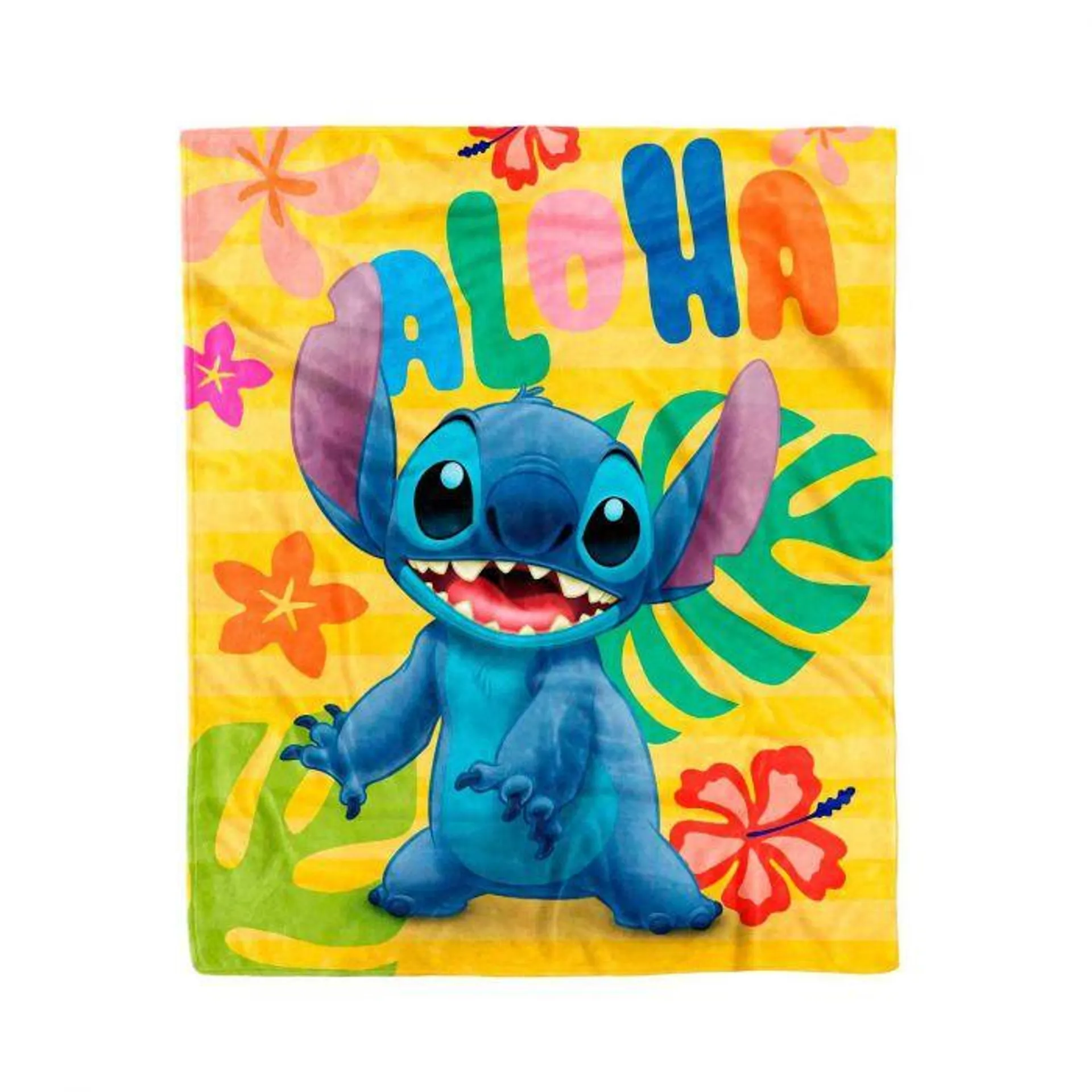 COBERTOR FRAZADA STITCH SONRISA