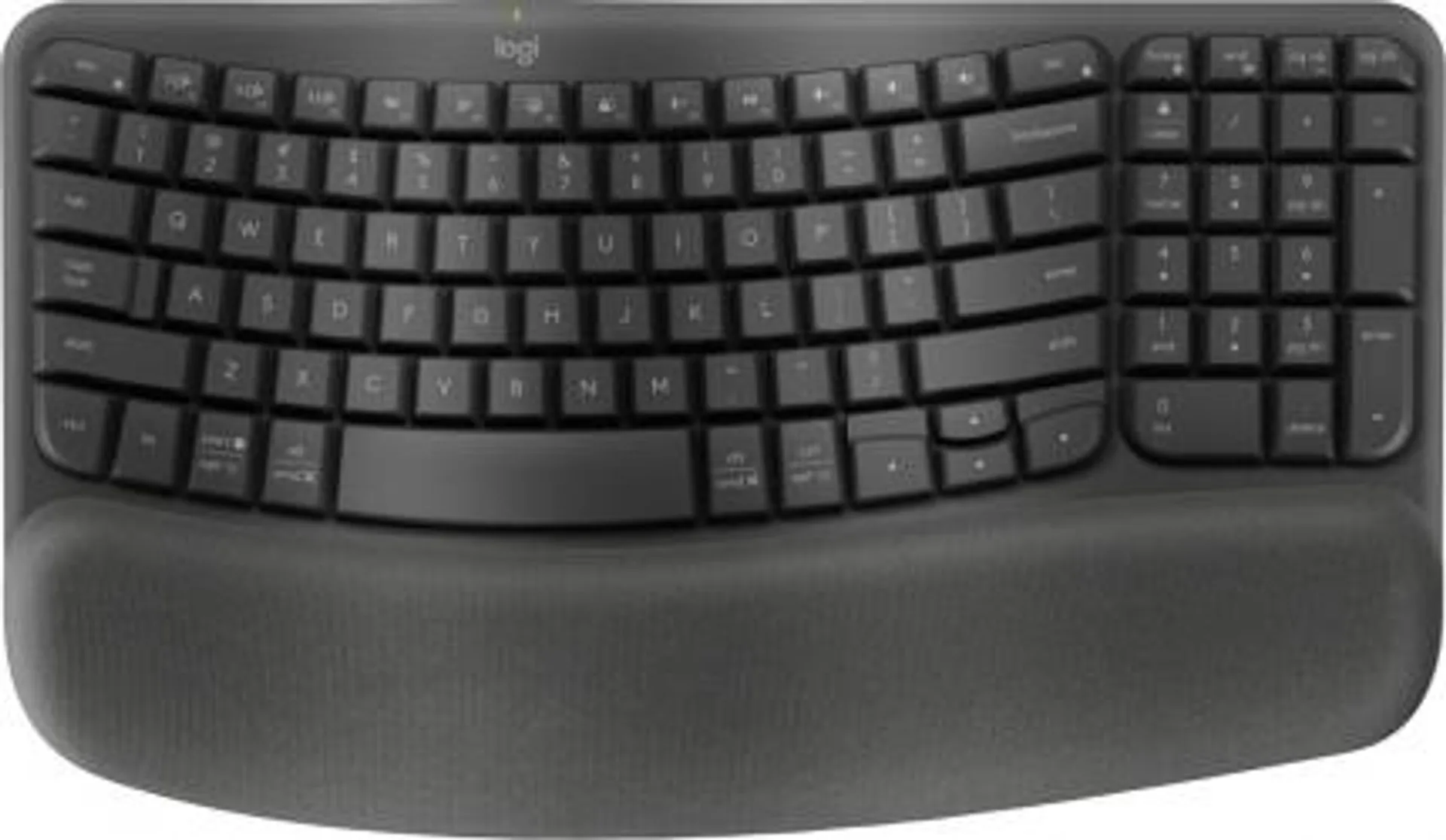 Teclado Logitech Wave Keys, Inalámbrico, Bluetooth, Grafito (Español)