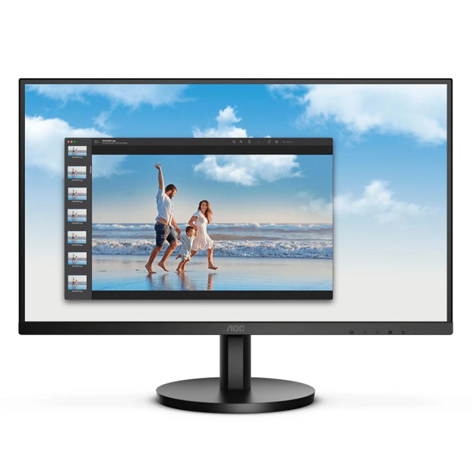 Monitor AOC 22B3HM LCD 21.5" / Full HD / 75Hz / HDMI / Negro / 22B3HM