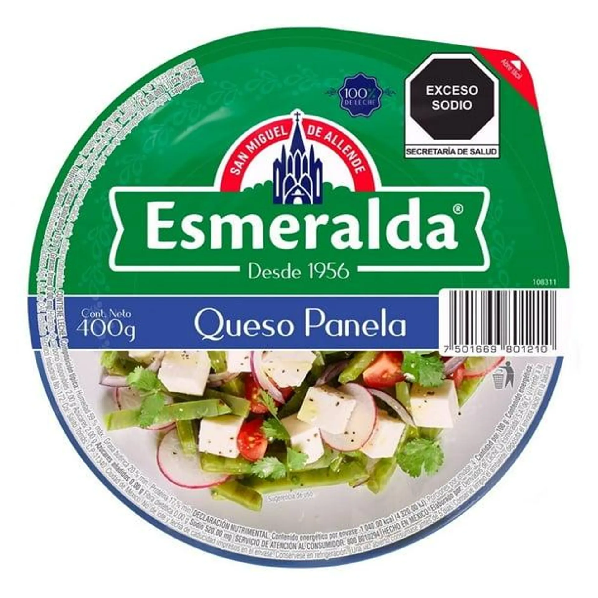 Queso panela Esmeralda 400 g