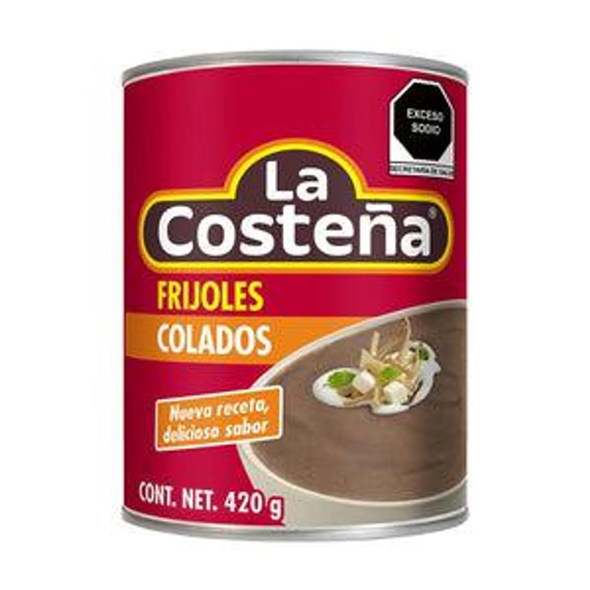 FRIJOLES COLADOS LA COSTEÑA LATA 420 GR.