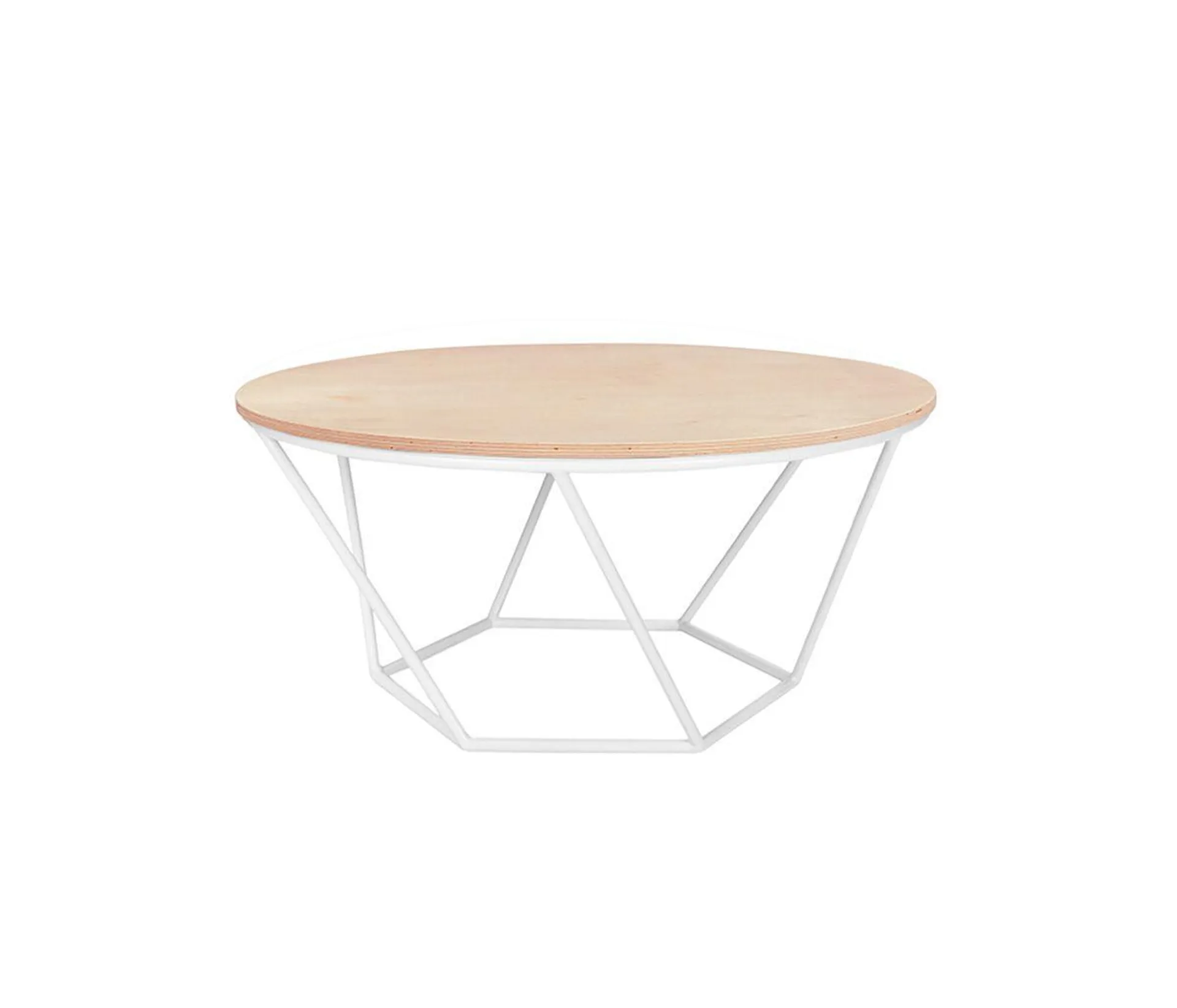 Mesa de centro Hexa 110cm - Blanco