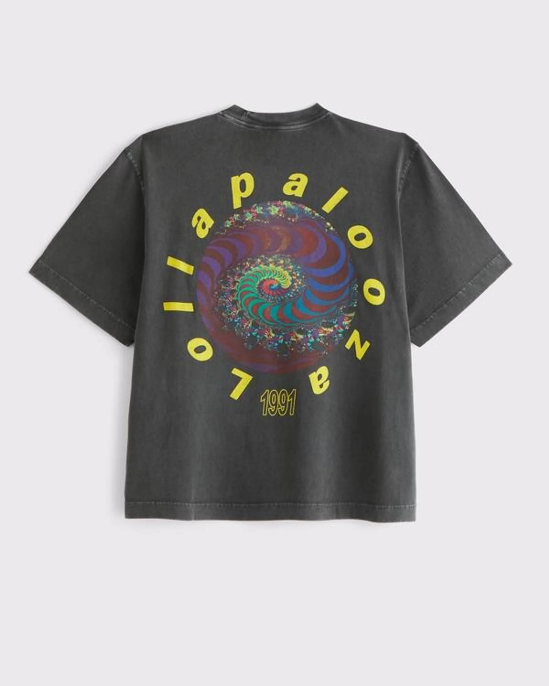 Lollapalooza Vintage-Inspired Cropped Graphic Tee