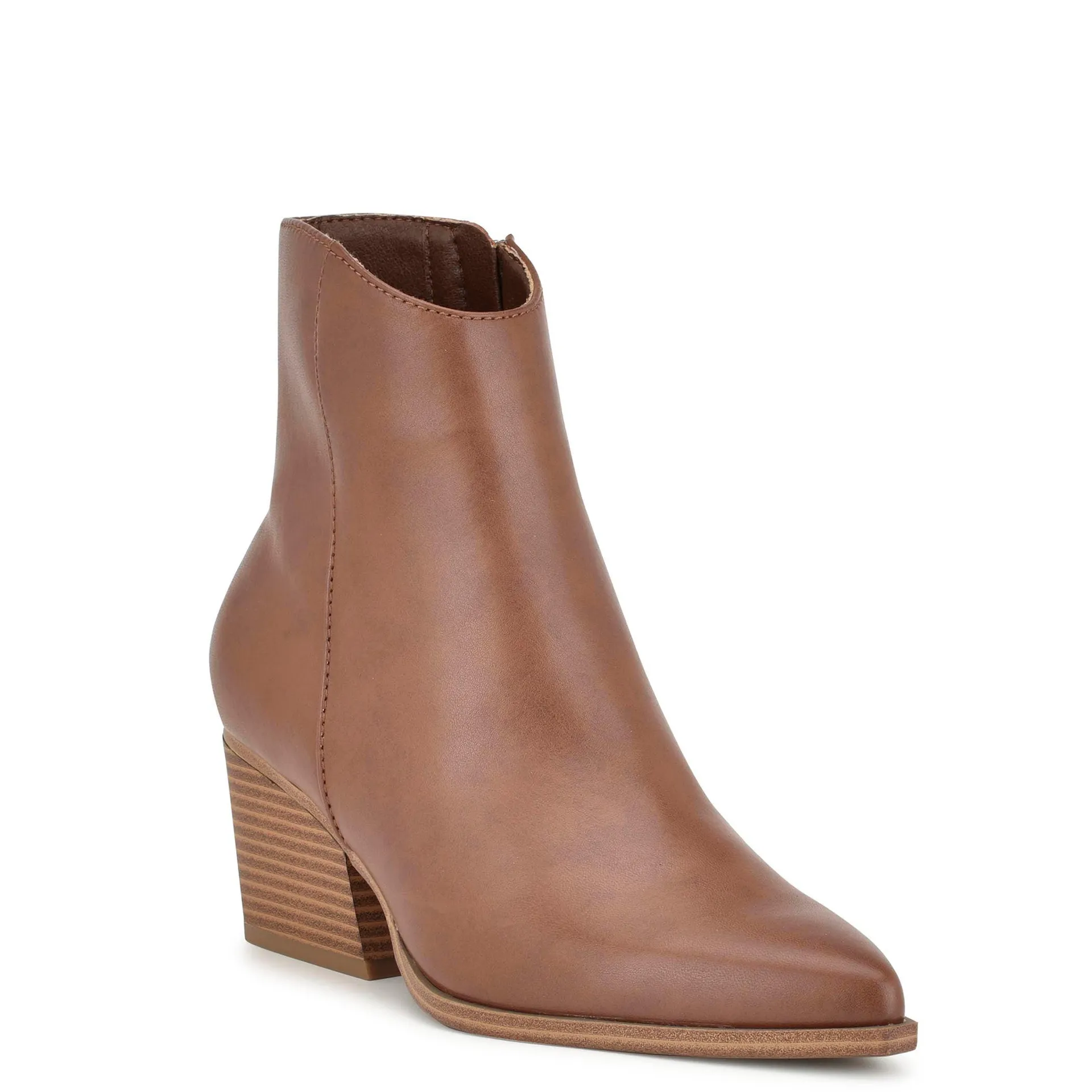 Botin Trep3 Sintetico Cognac Nine West